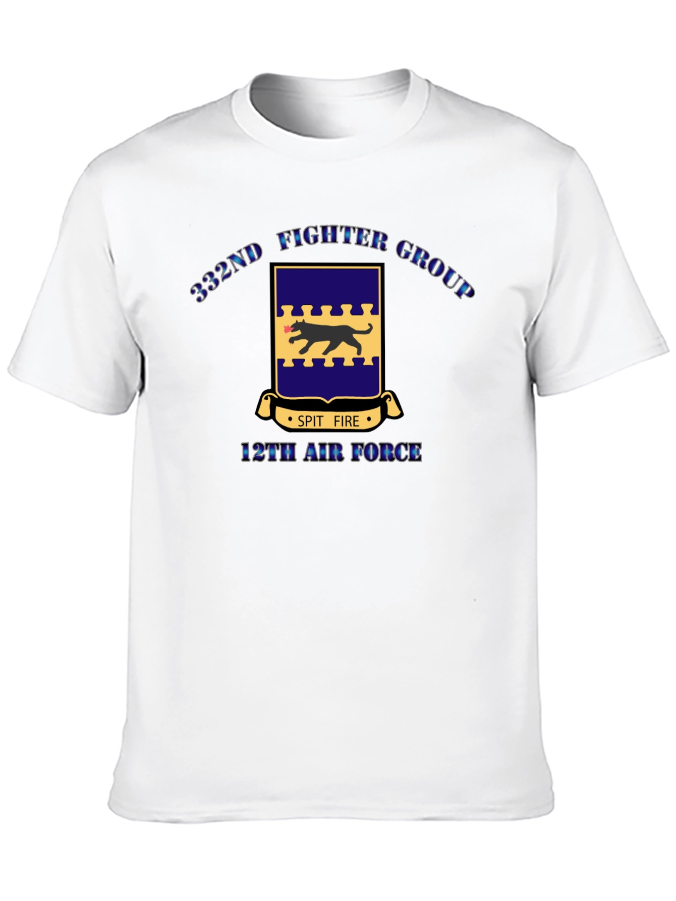 332nd Fighter Group Black T-Shirt