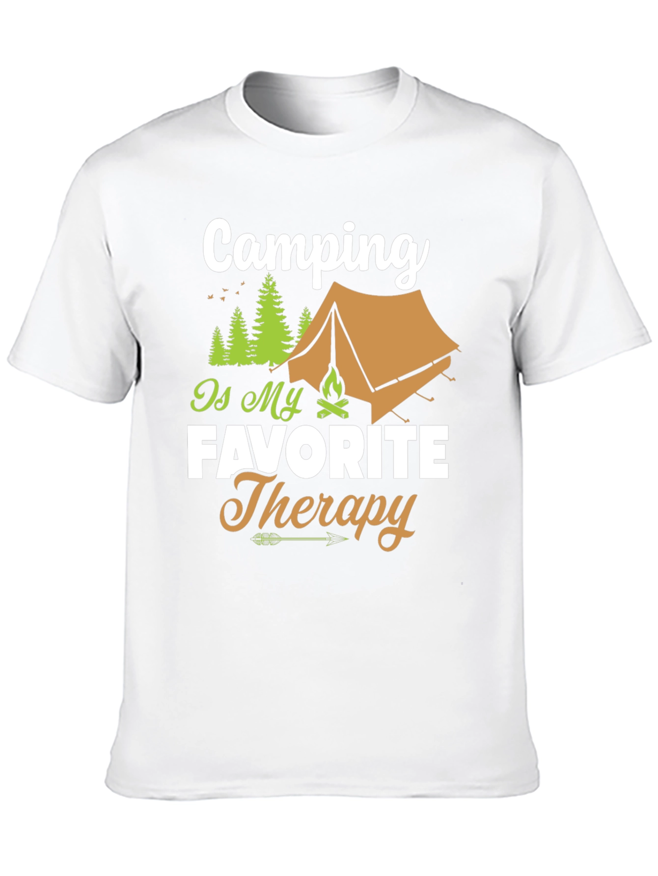 Camping is My Favorite Therapy T-Shirt
