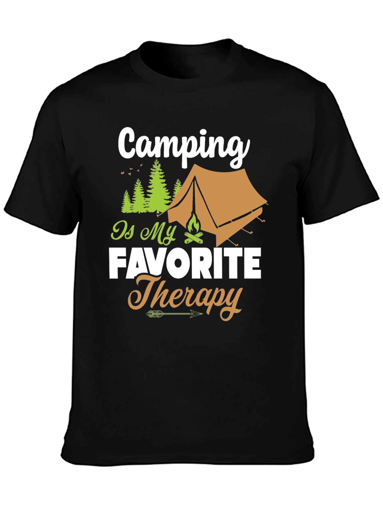 Camping is My Favorite Therapy T-Shirt