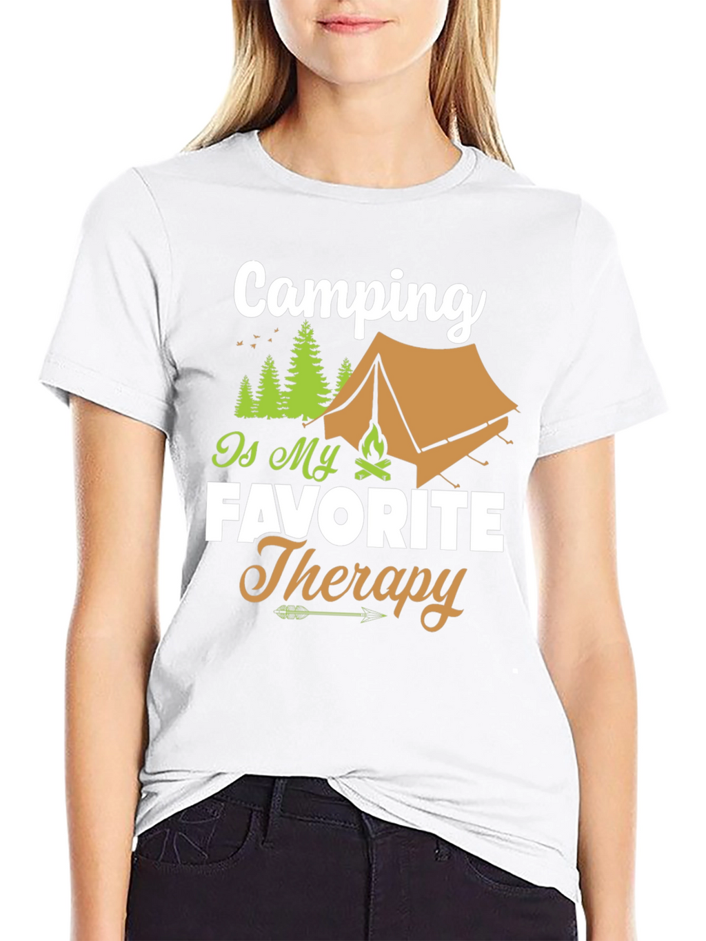 Camping is My Favorite Therapy T-Shirt