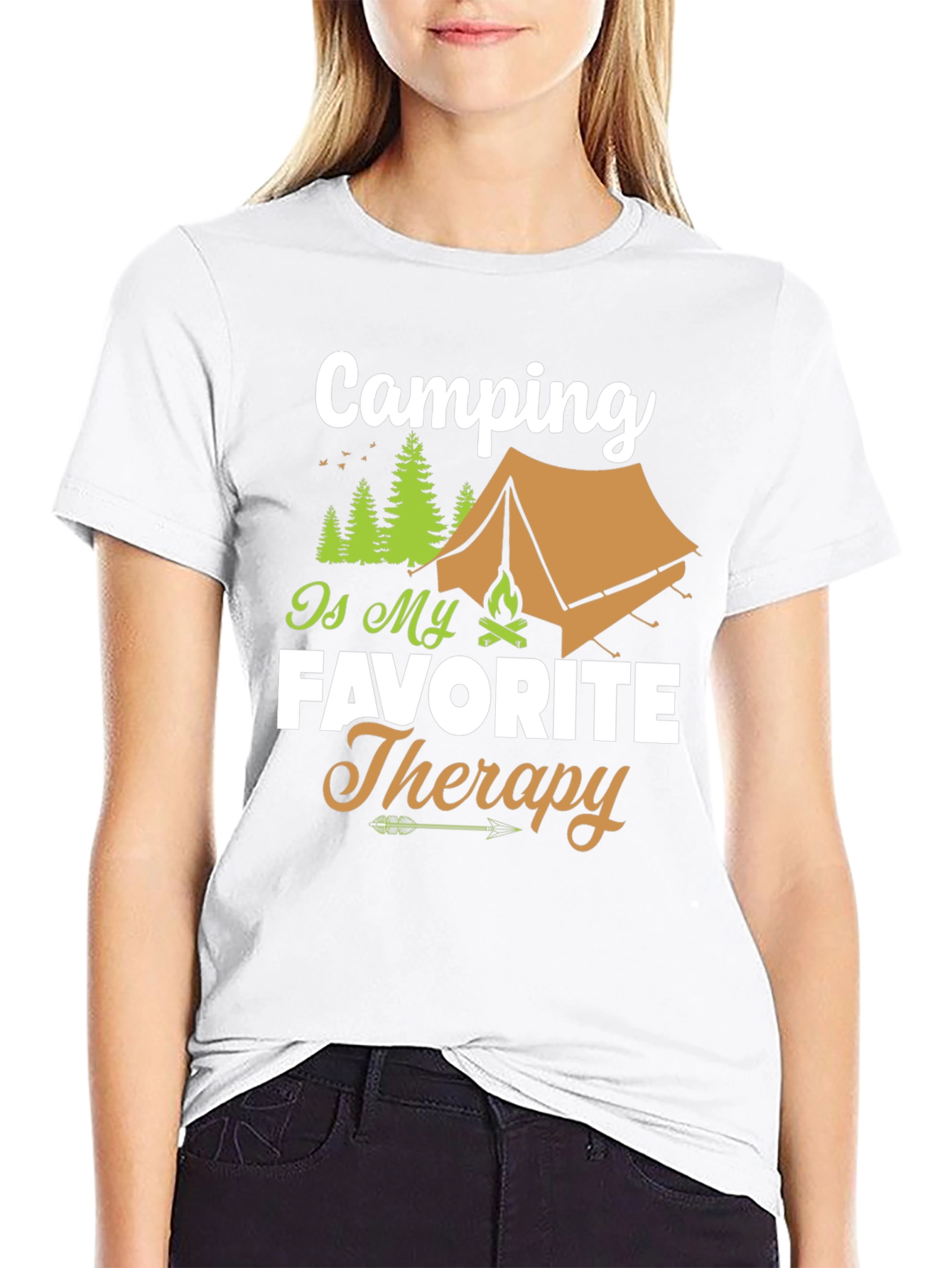 Camping is My Favorite Therapy T-Shirt