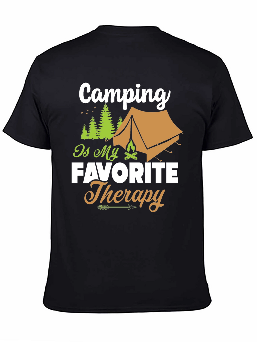 Camping is My Favorite Therapy T-Shirt