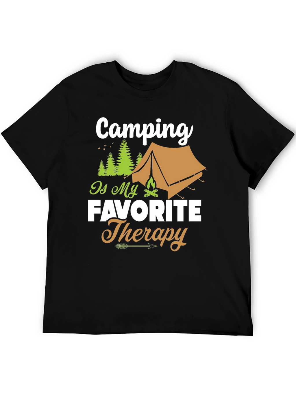 Camping is My Favorite Therapy T-Shirt
