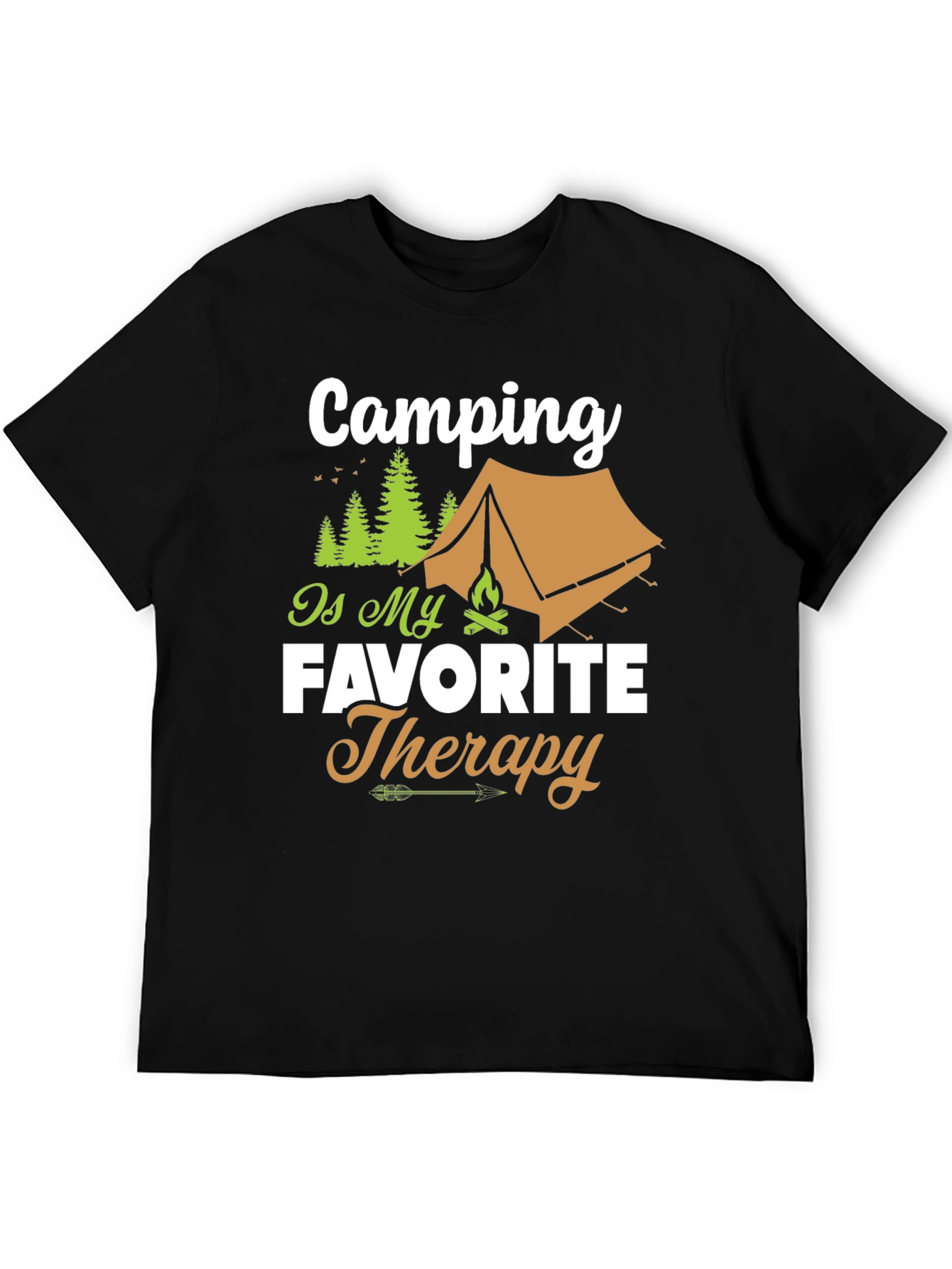 Camping is My Favorite Therapy T-Shirt
