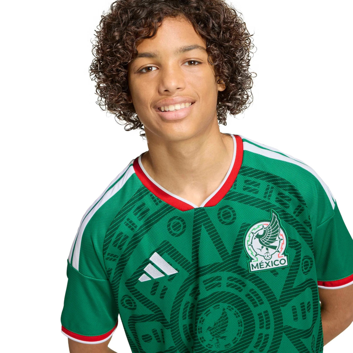 2026 Mexico Youth Stadium Home Soccer Jersey (Custom)