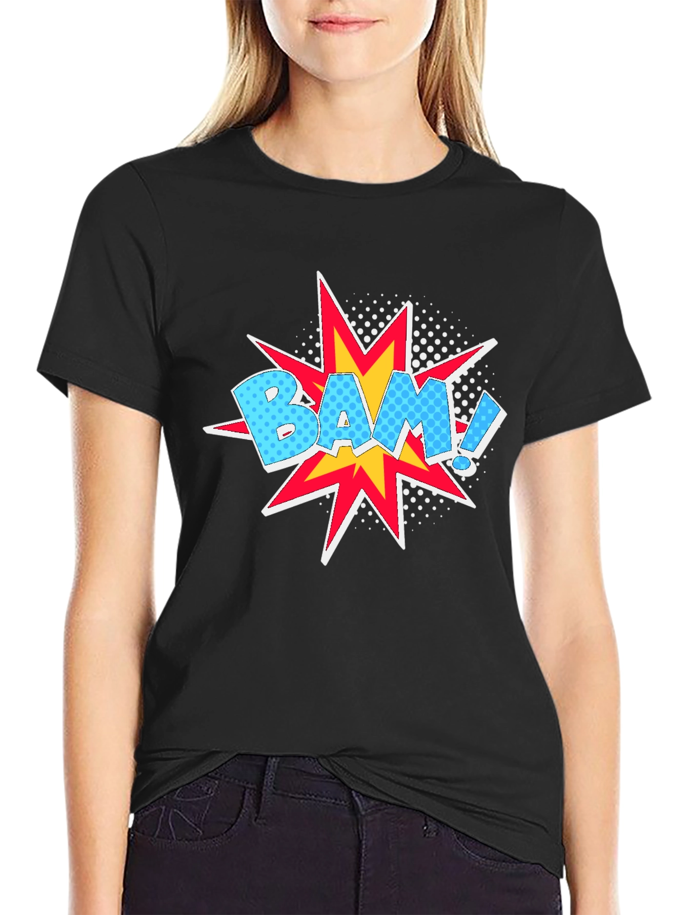 Bam! Graphic Print T-Shirt