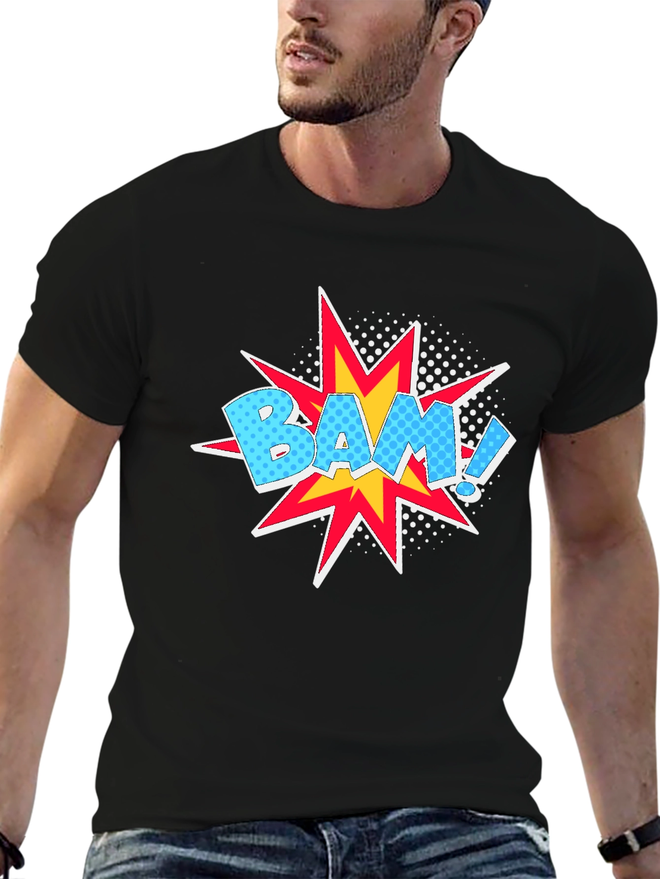 Bam! Graphic Print T-Shirt