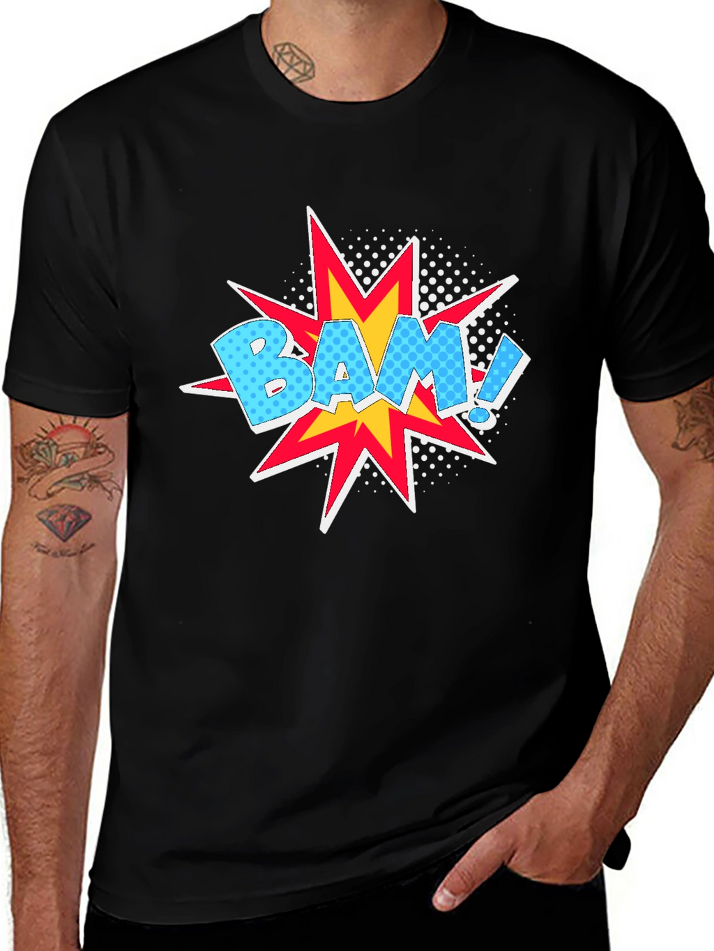 Bam! Graphic Print T-Shirt