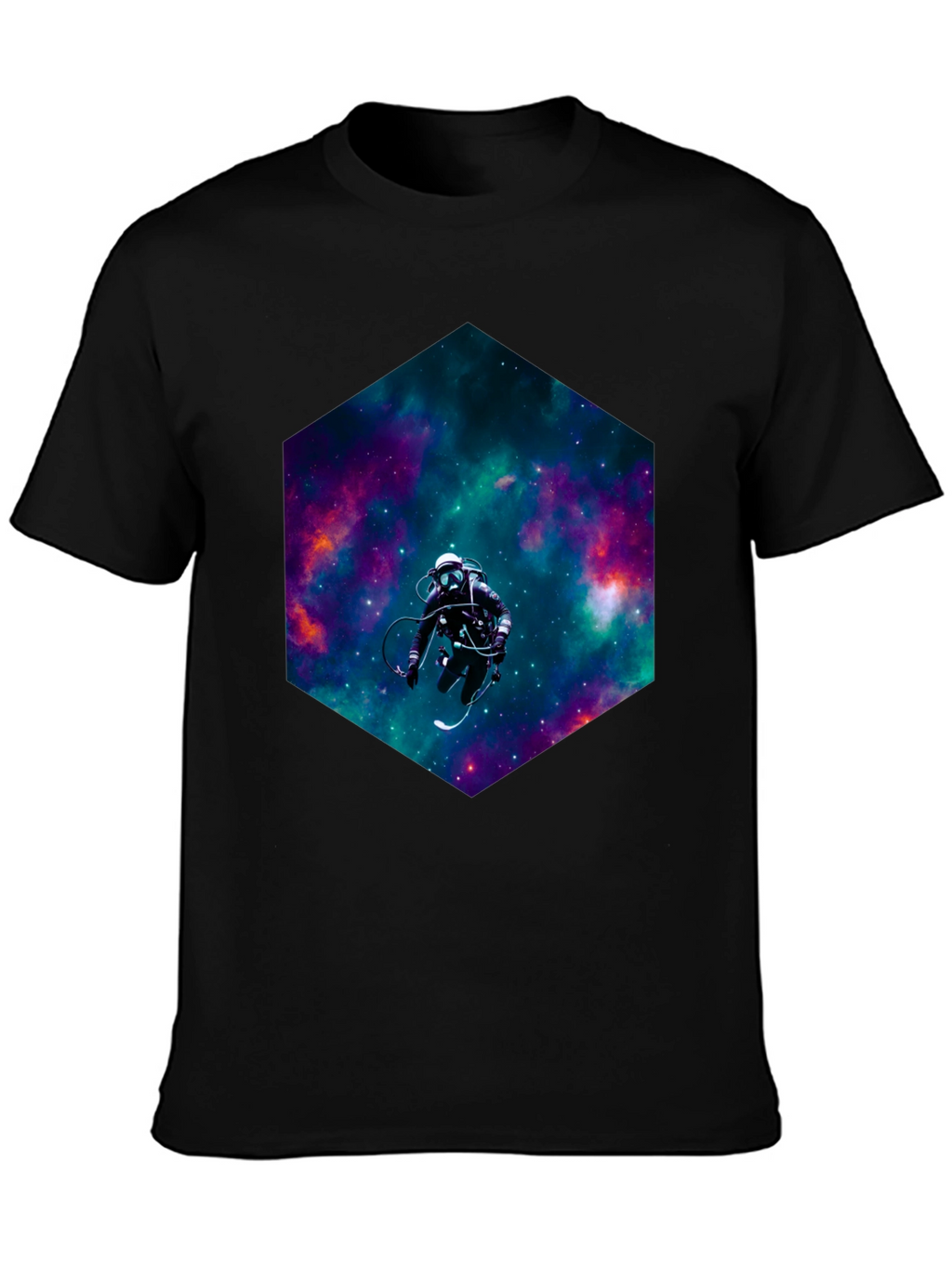 Cosmic Diver Black T-Shirt