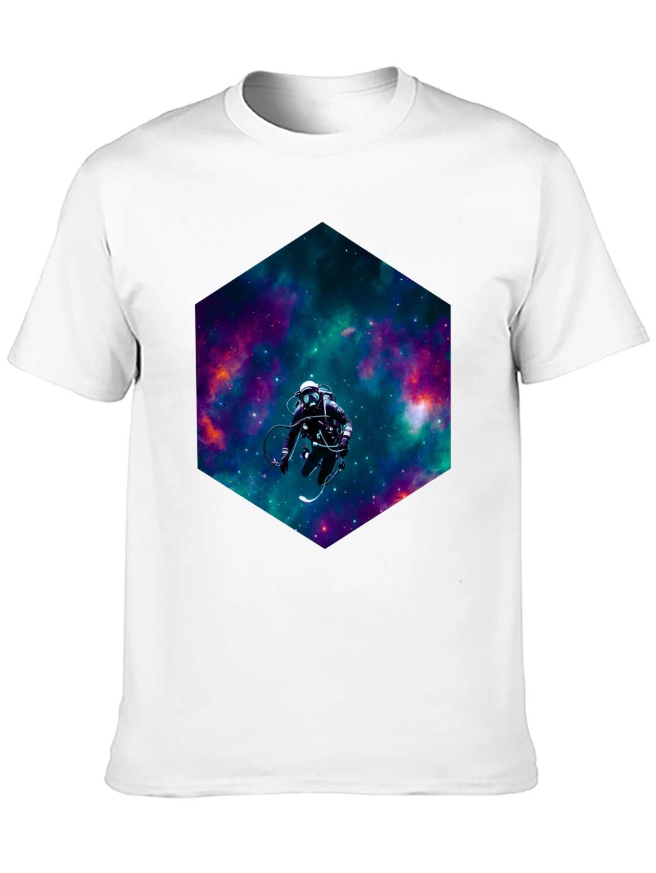 Cosmic Diver Black T-Shirt