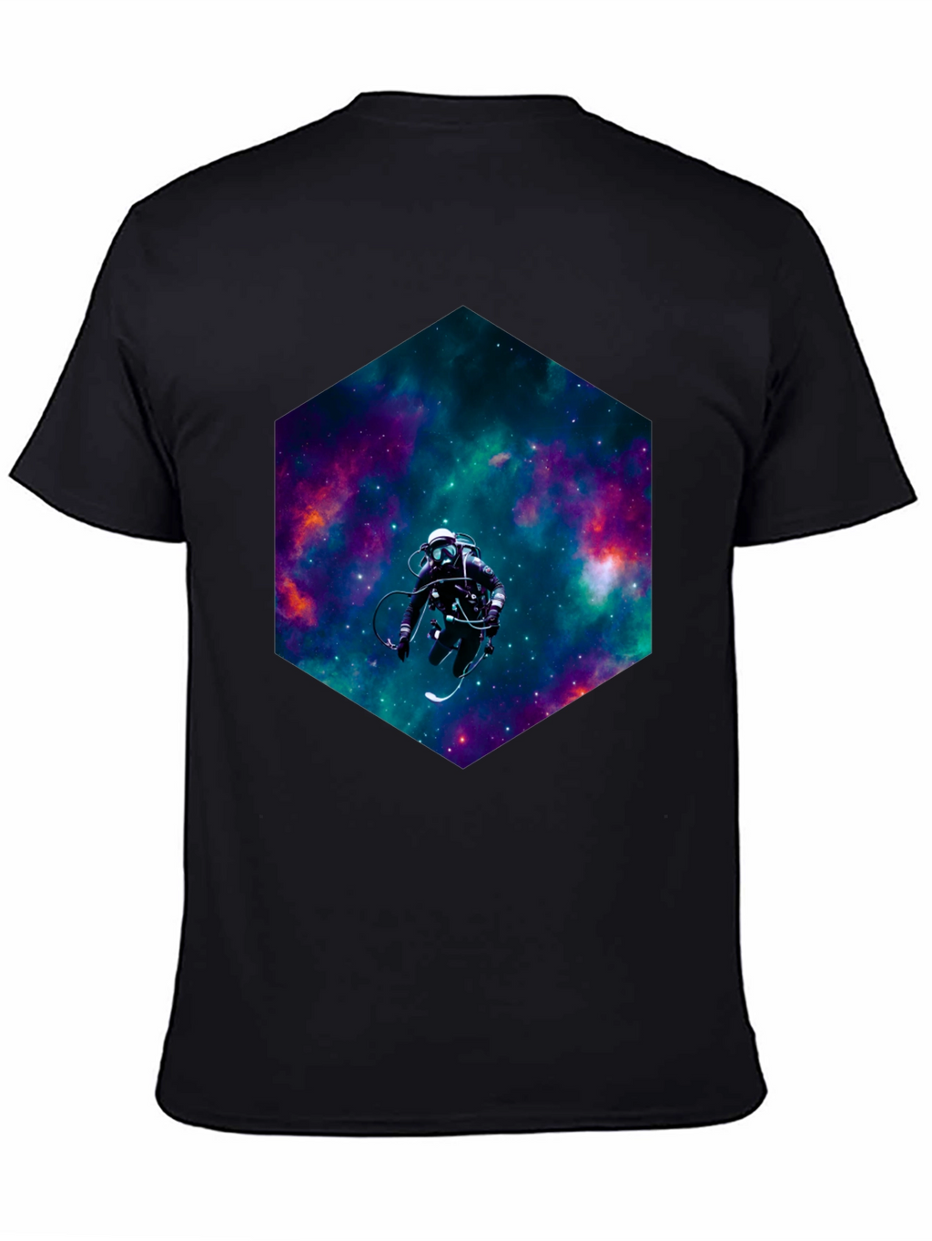Cosmic Diver Black T-Shirt