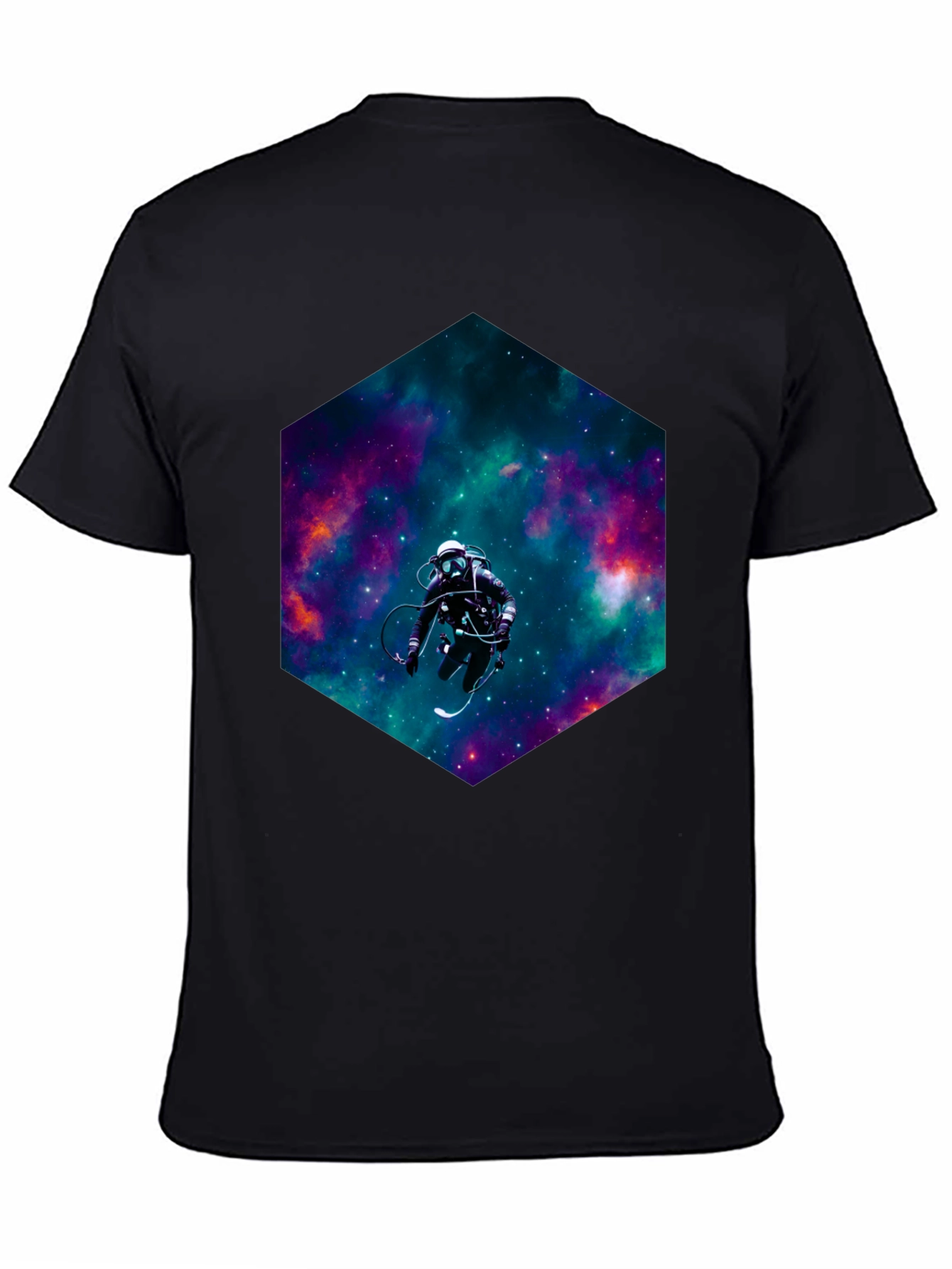 Cosmic Diver Black T-Shirt