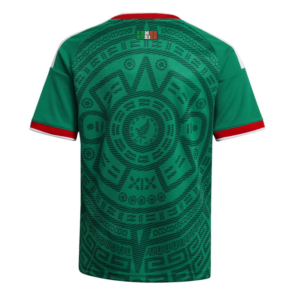 2026 Mexico Youth Stadium Home Soccer Jersey (Custom)