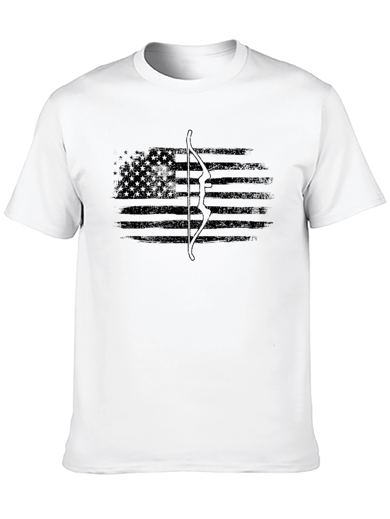American Flag Bow Hunter Graphic Tee