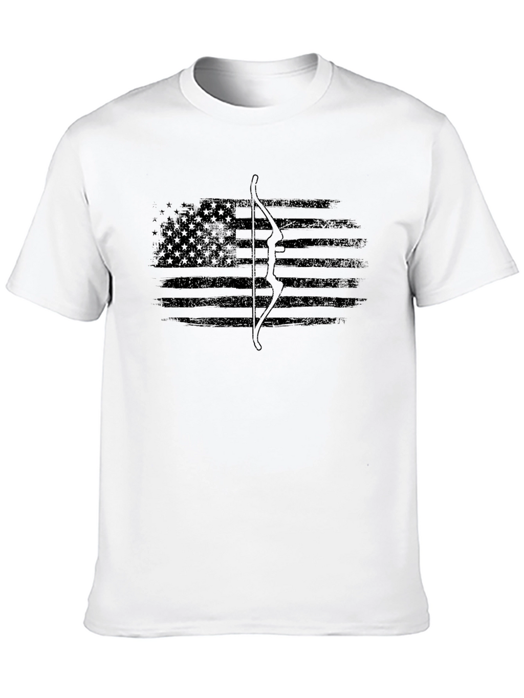 American Flag Bow Hunter Graphic Tee