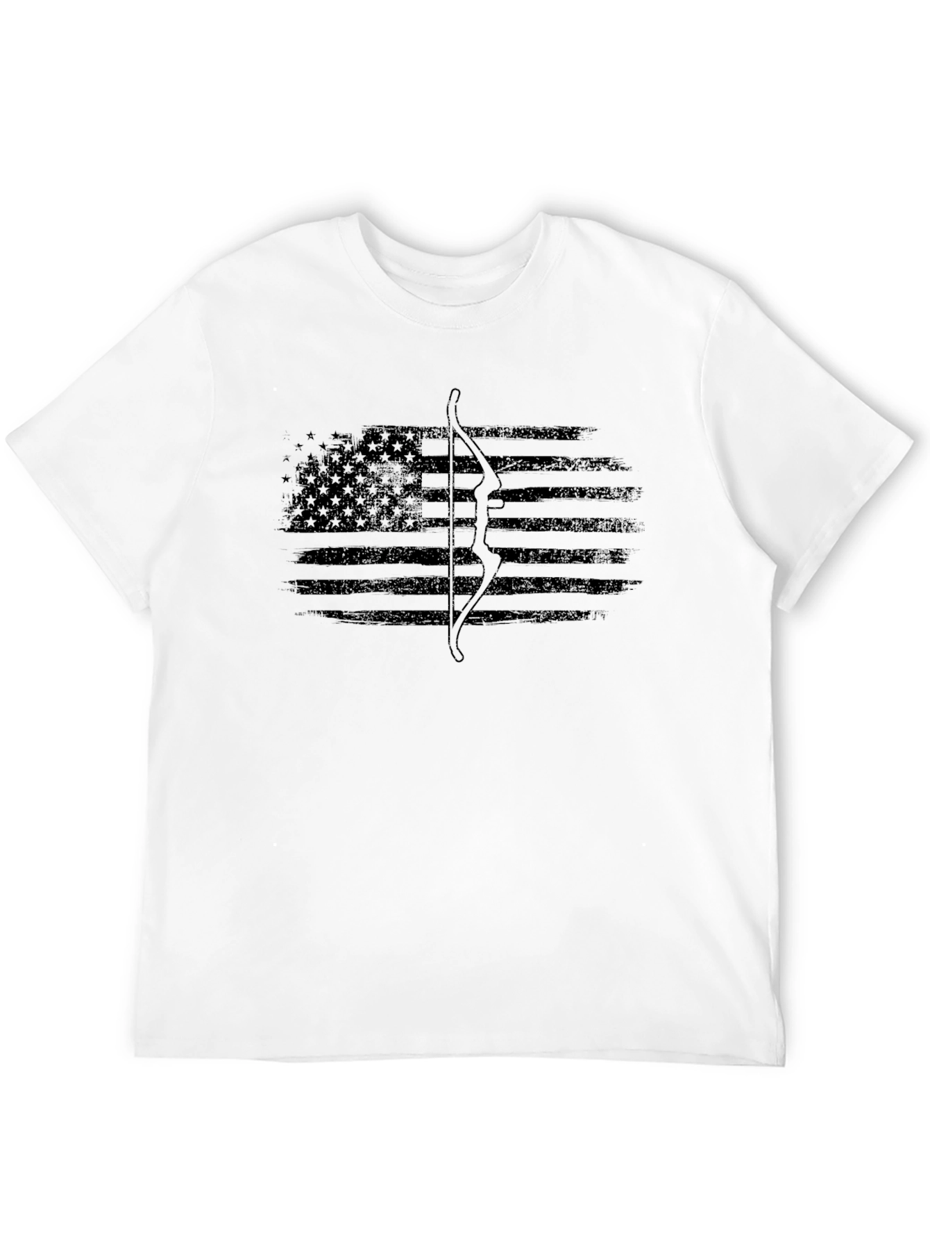 American Flag Bow Hunter Graphic Tee