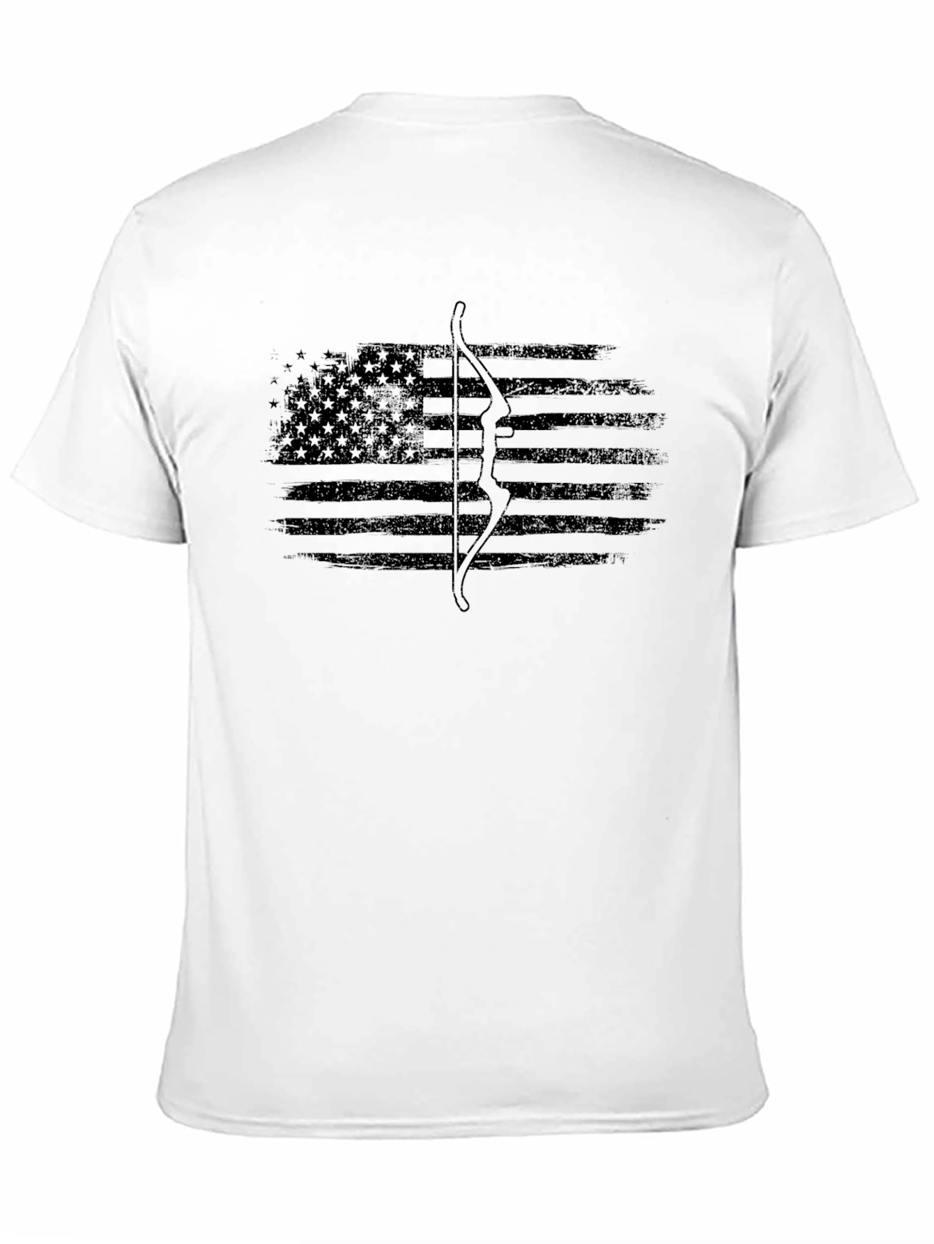 American Flag Bow Hunter Graphic Tee