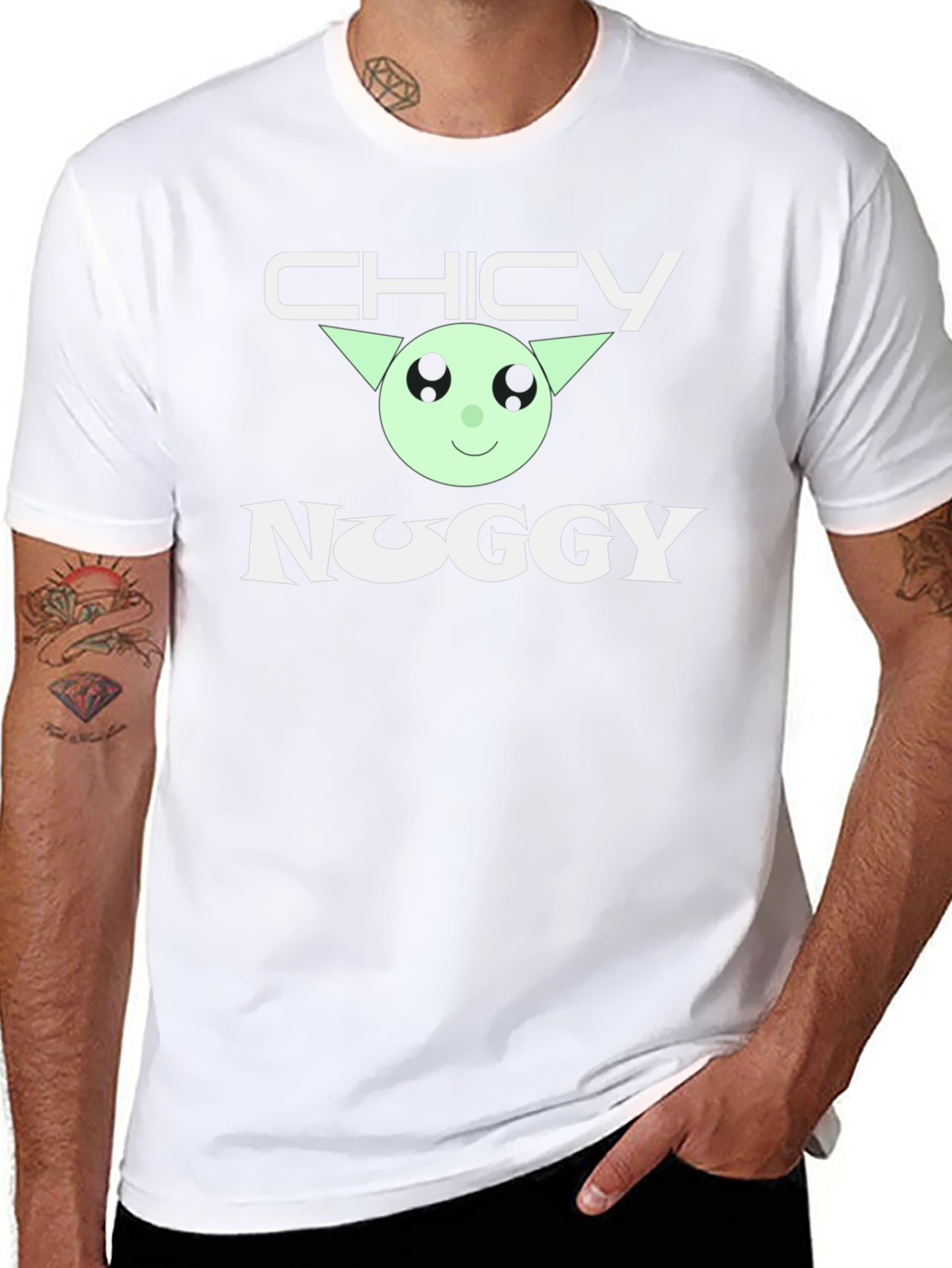 Chicy Noggy Black T-Shirt
