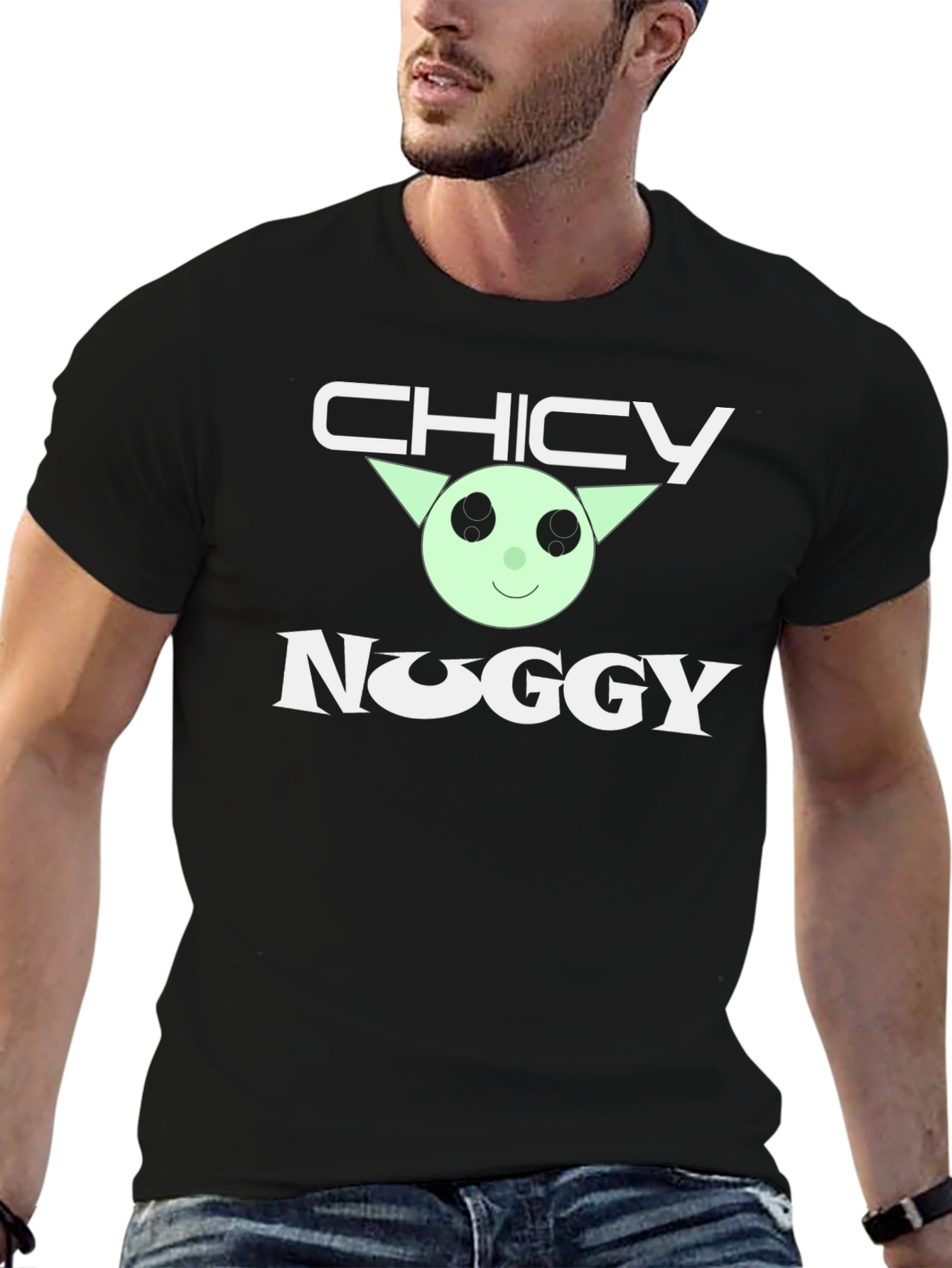 Chicy Noggy Black T-Shirt