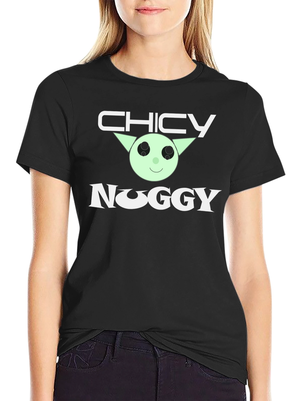 Chicy Noggy Black T-Shirt
