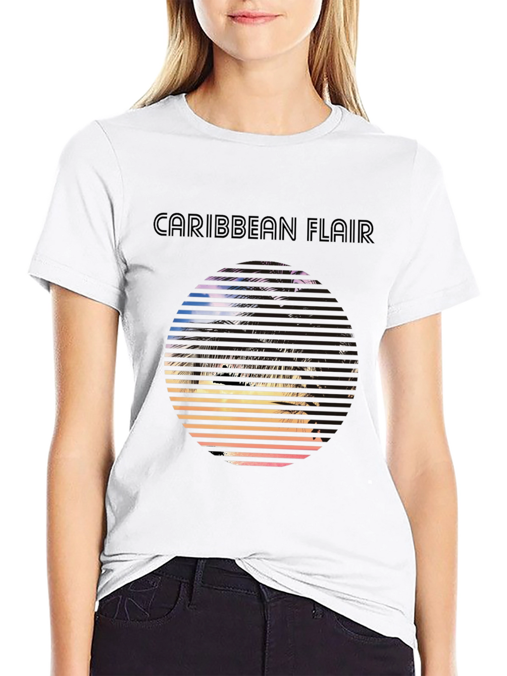 Caribbean Flair Graphic T-Shirt