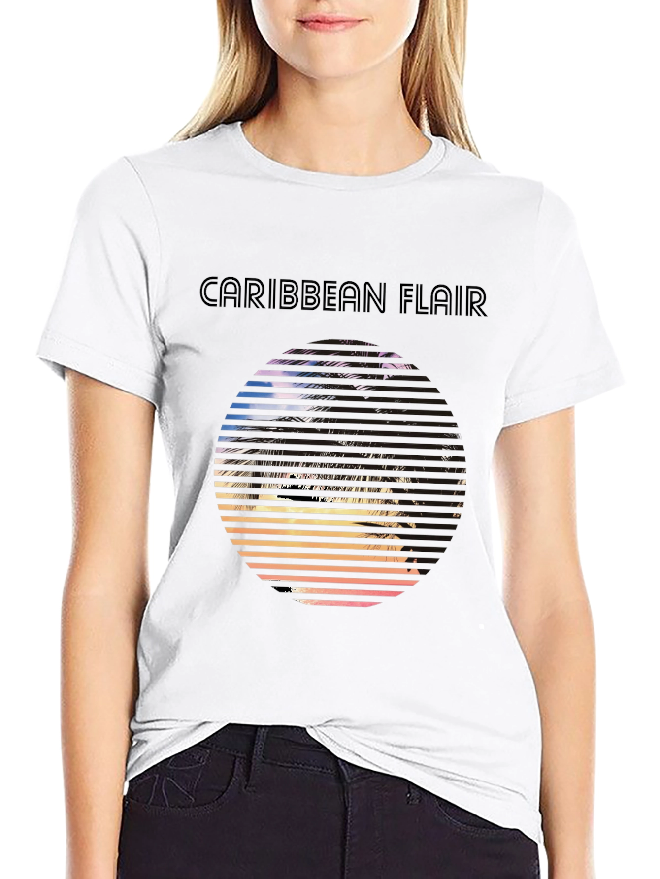 Caribbean Flair Graphic T-Shirt