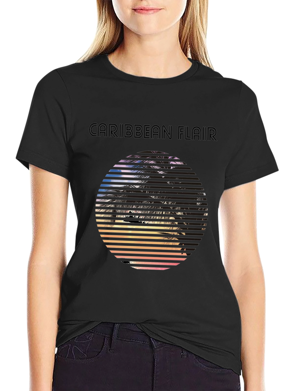 Caribbean Flair Graphic T-Shirt