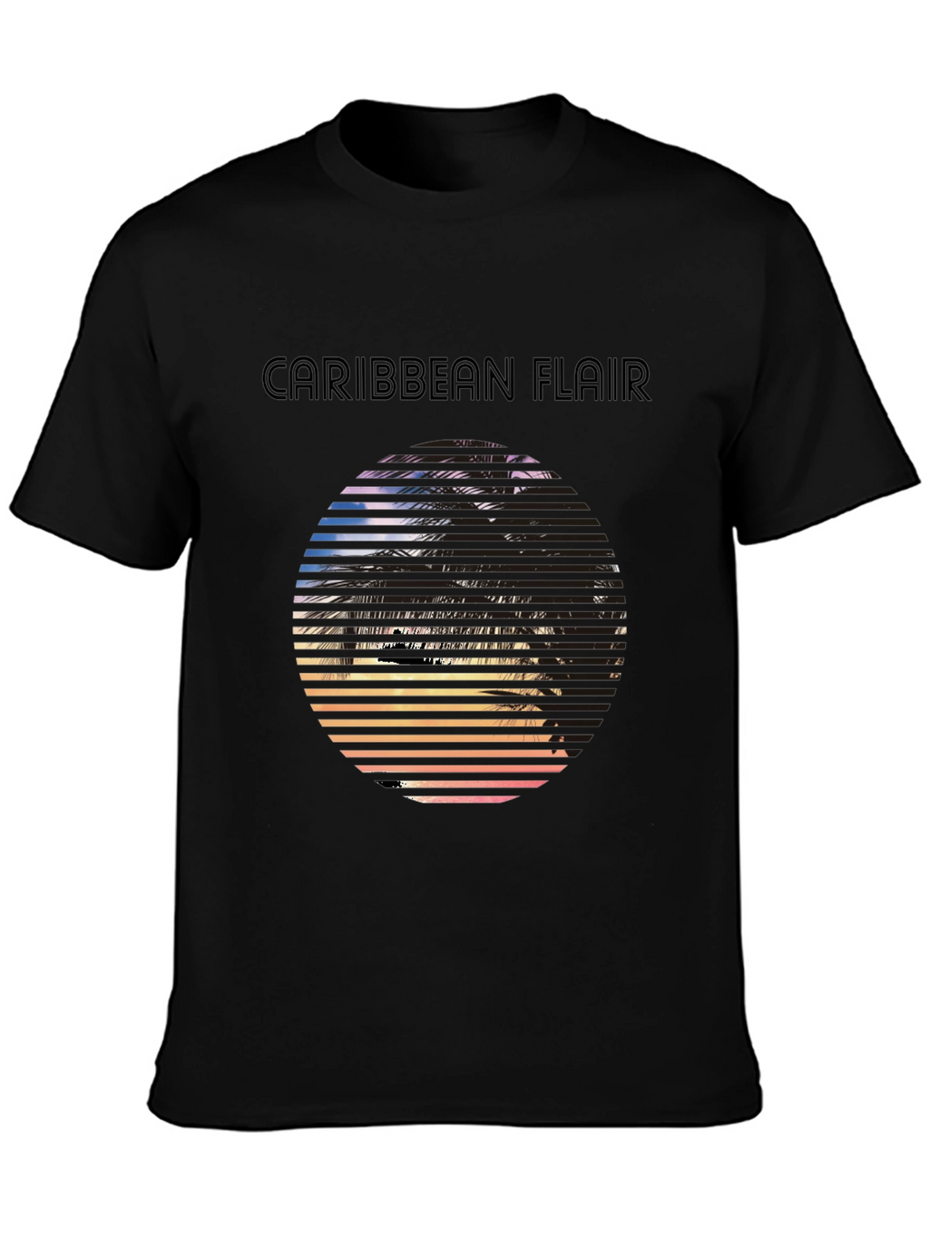 Caribbean Flair Graphic T-Shirt