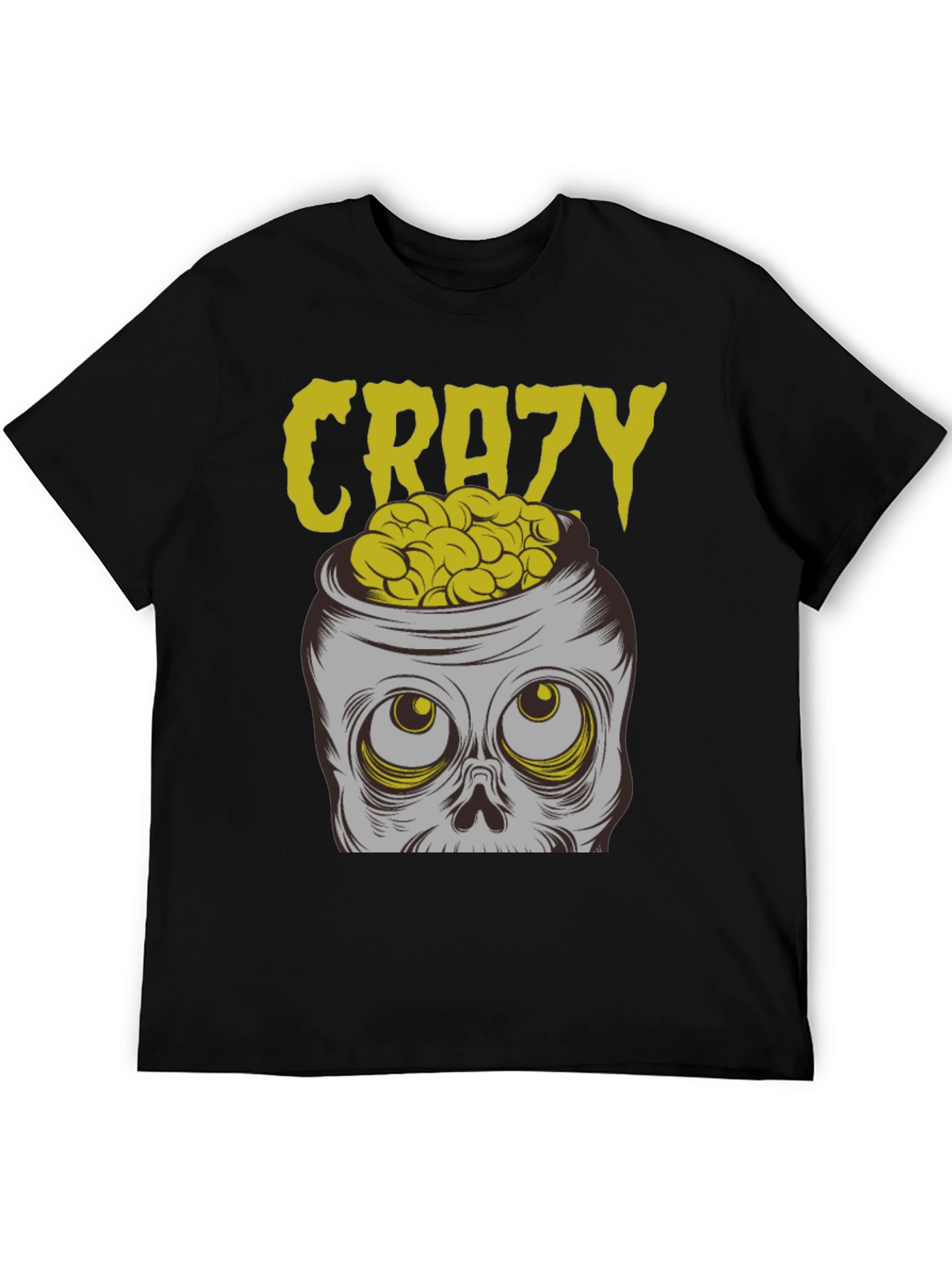 Crazy Brains T-Shirt - Skull Graphic Tee