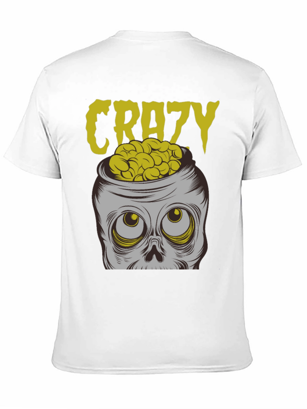 Crazy Brains T-Shirt - Skull Graphic Tee