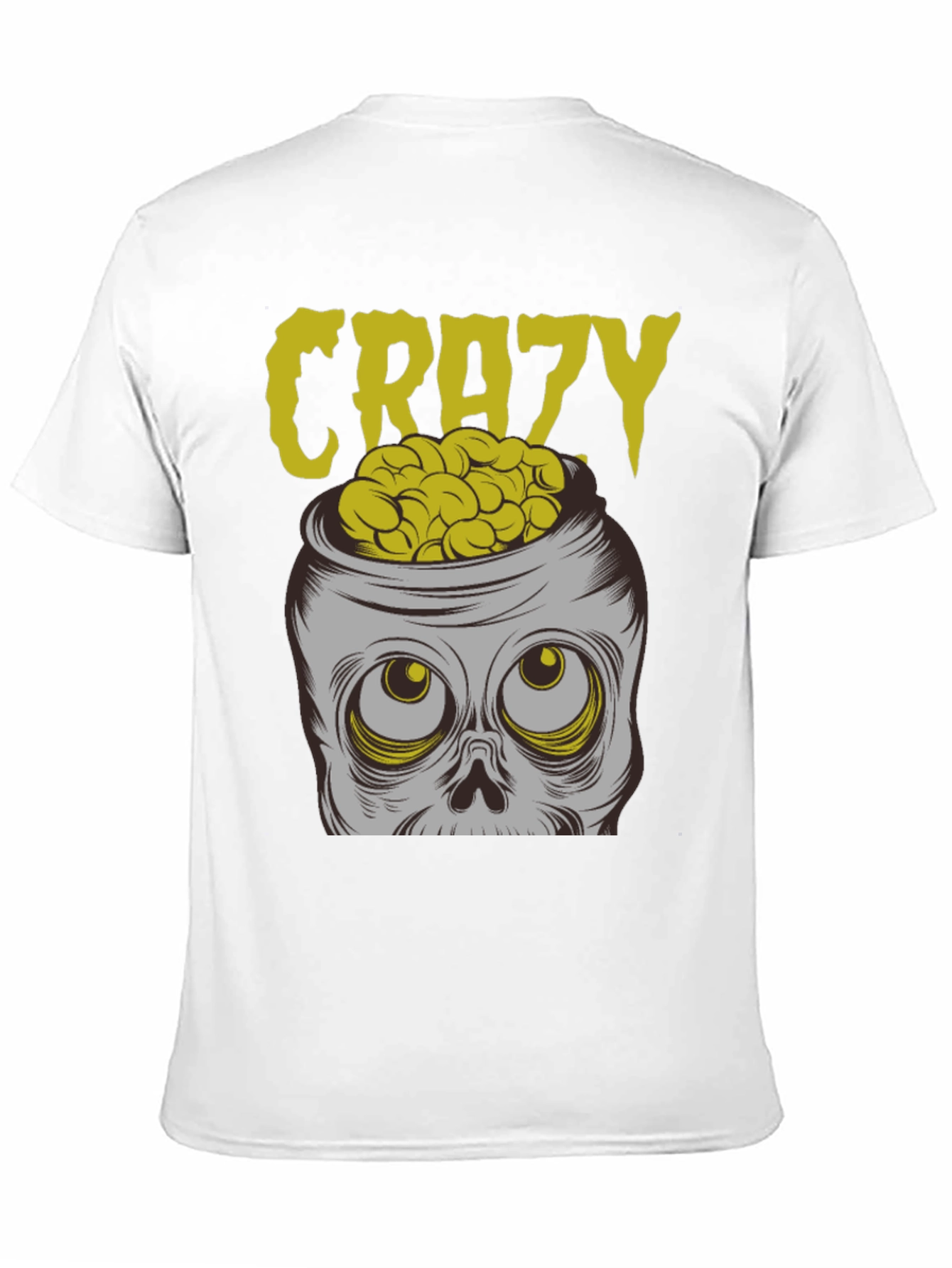 Crazy Brains T-Shirt - Skull Graphic Tee