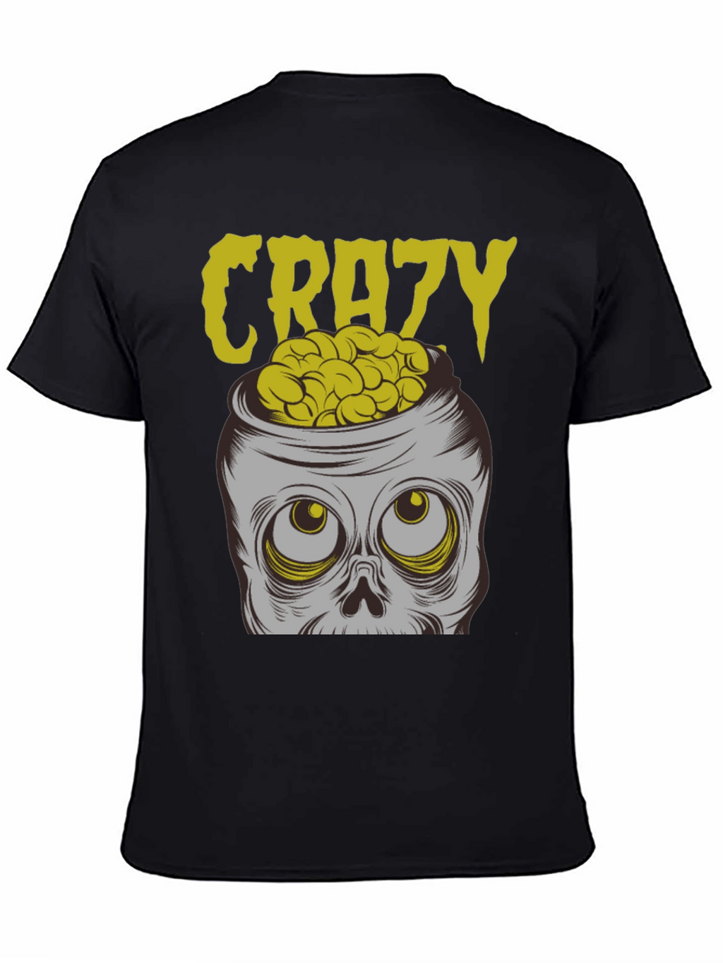 Crazy Brains T-Shirt - Skull Graphic Tee