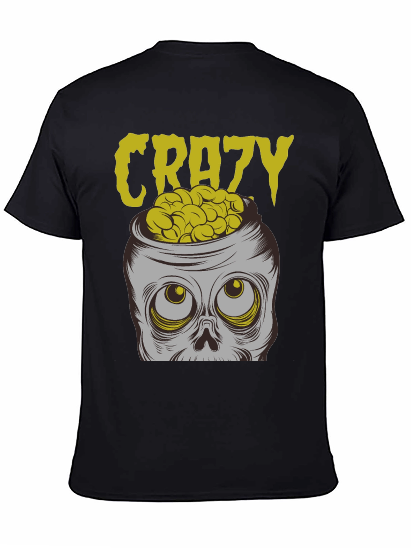 Crazy Brains T-Shirt - Skull Graphic Tee