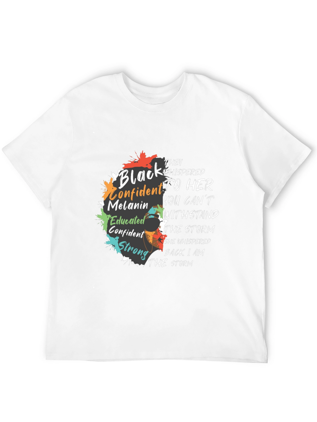 Empowered Black Confident Melanin Graphic T-Shirt