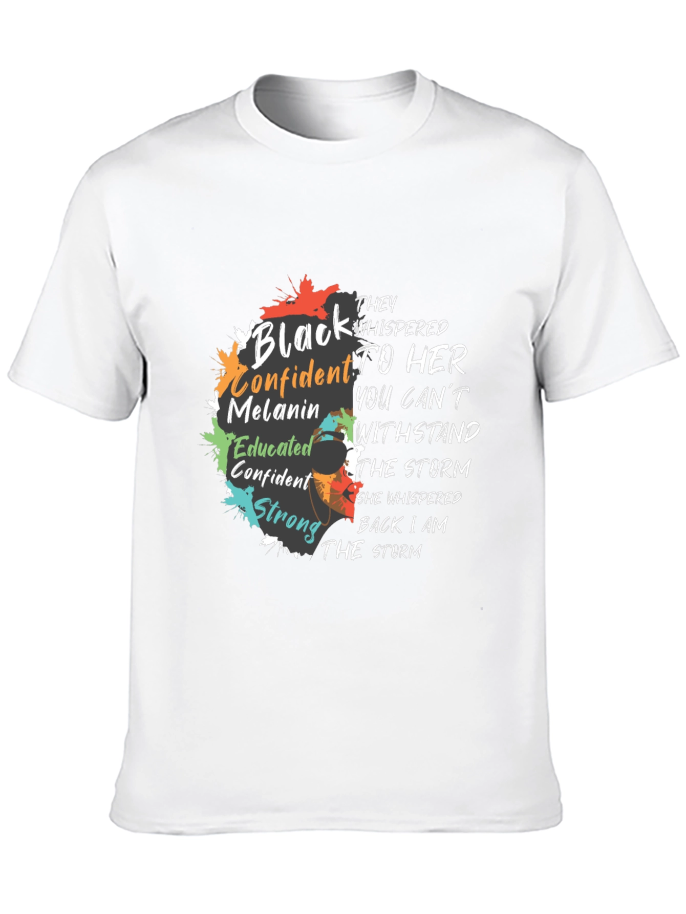 Empowered Black Confident Melanin Graphic T-Shirt