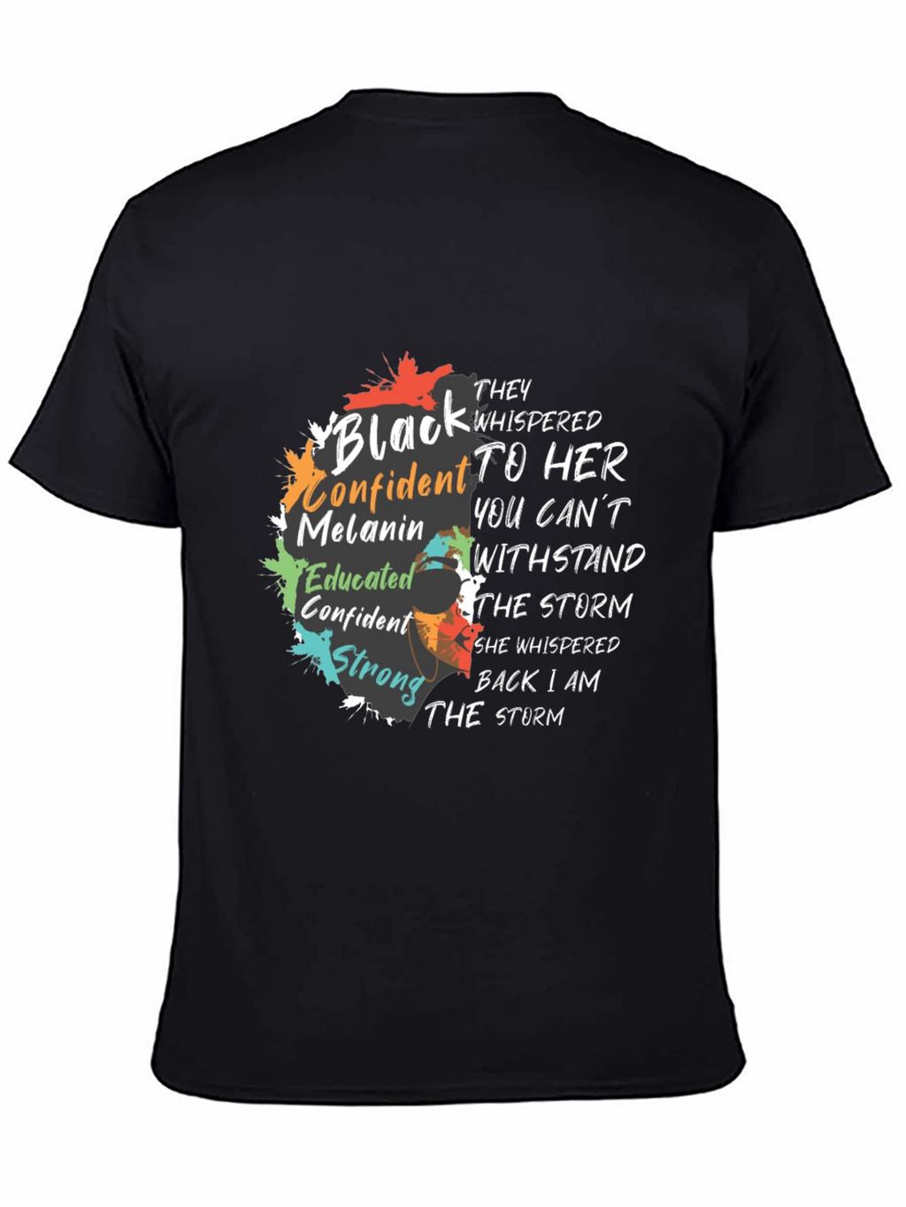 Empowered Black Confident Melanin Graphic T-Shirt