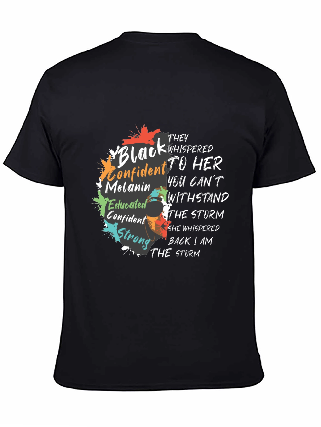 Empowered Black Confident Melanin Graphic T-Shirt