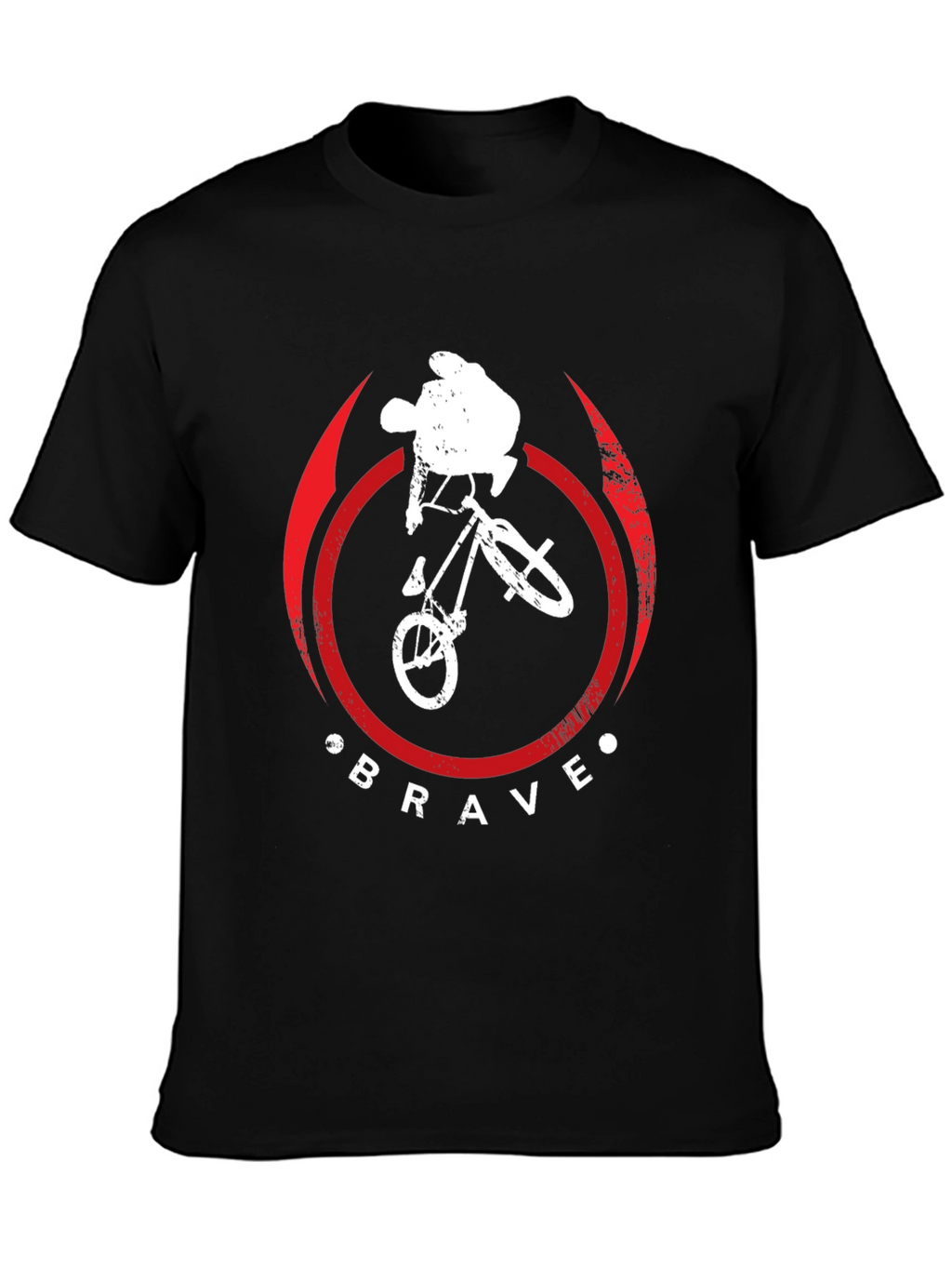 Brave BMX Rider Graphic Tee