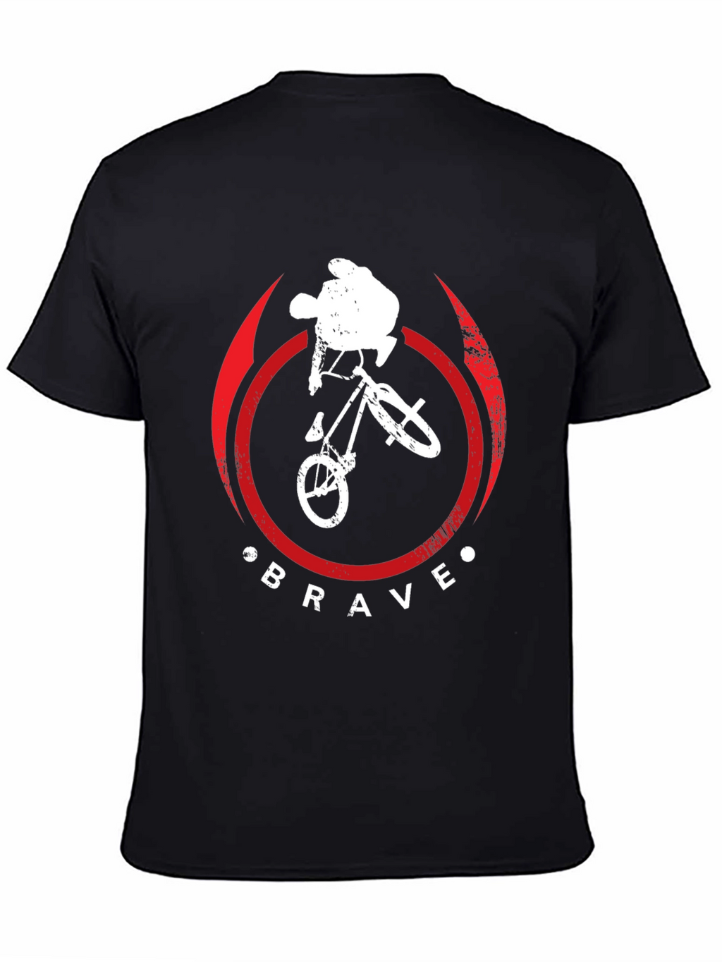 Brave BMX Rider Graphic Tee