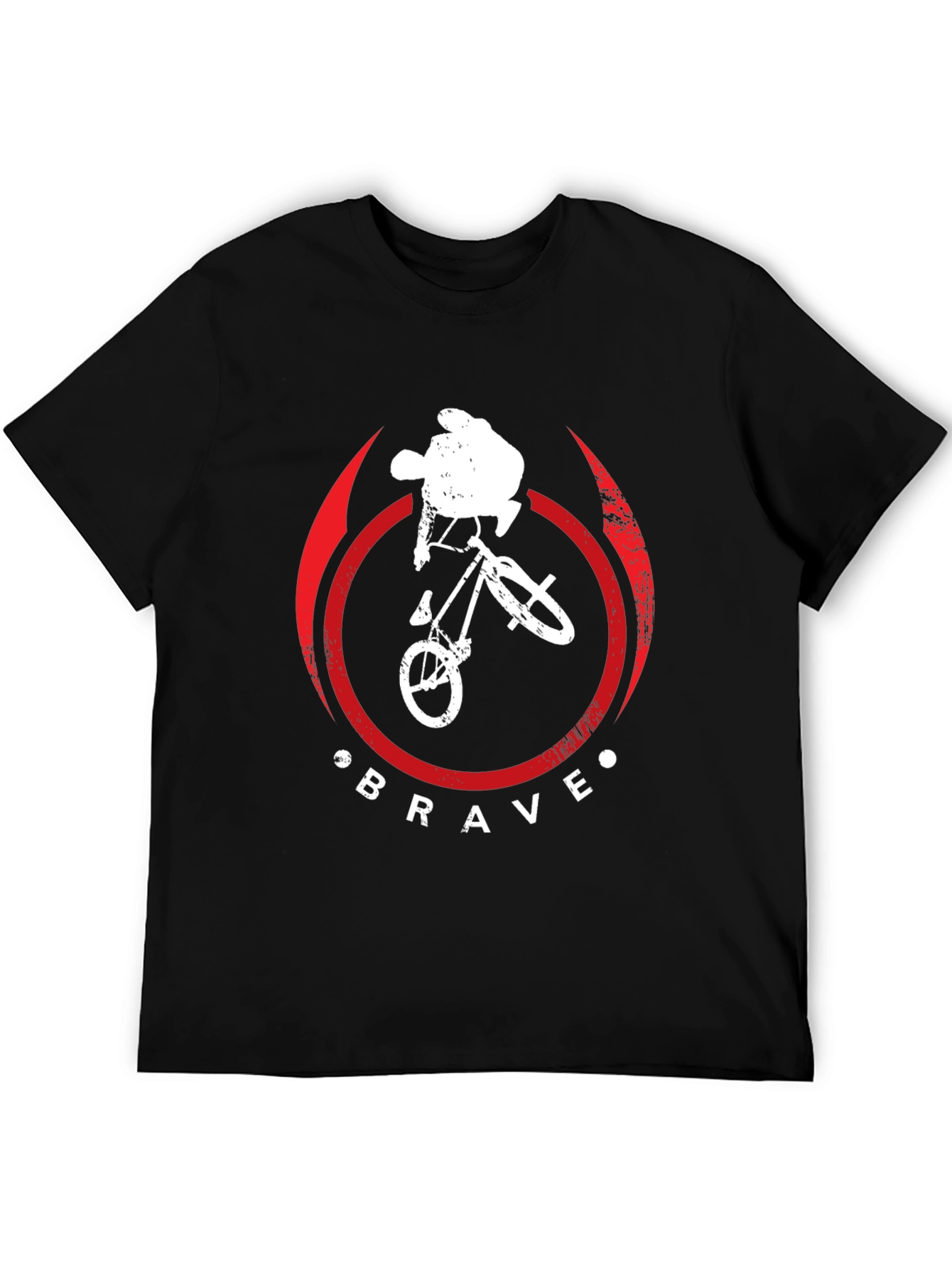 Brave BMX Rider Graphic Tee