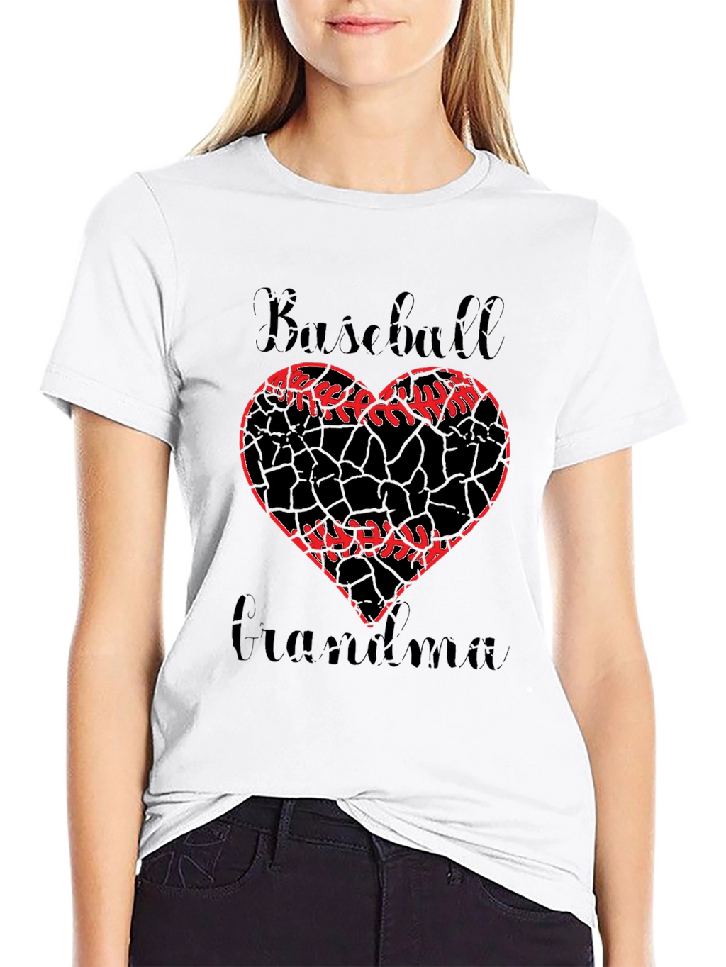 Baseball Grandma Graphic T-Shirt