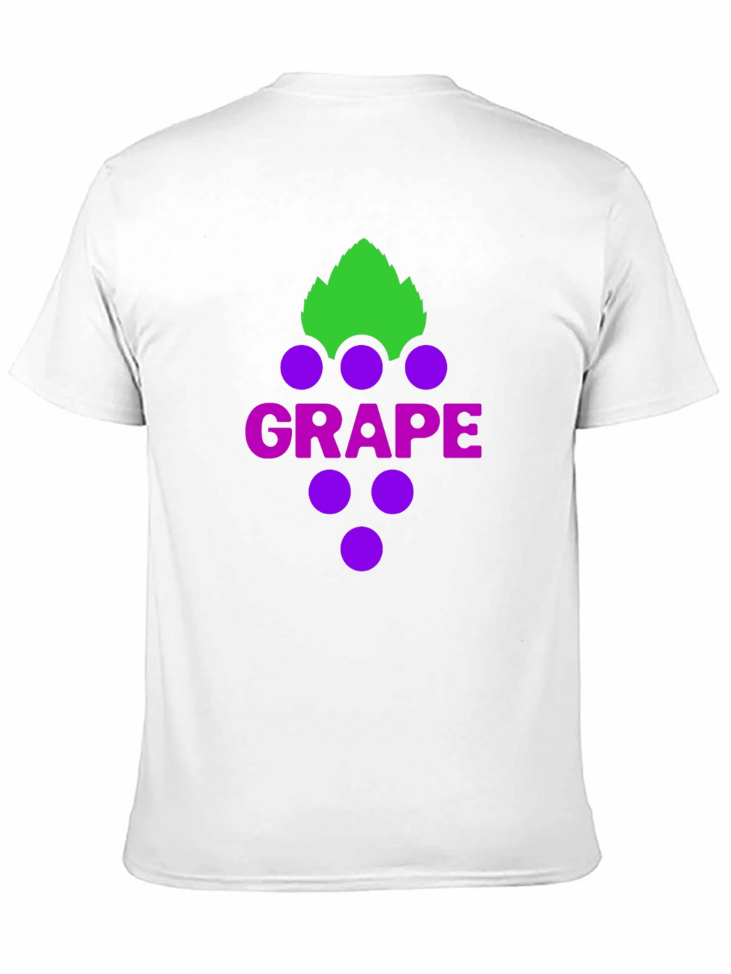 Grape Graphic Tee - Casual Black T-Shirt