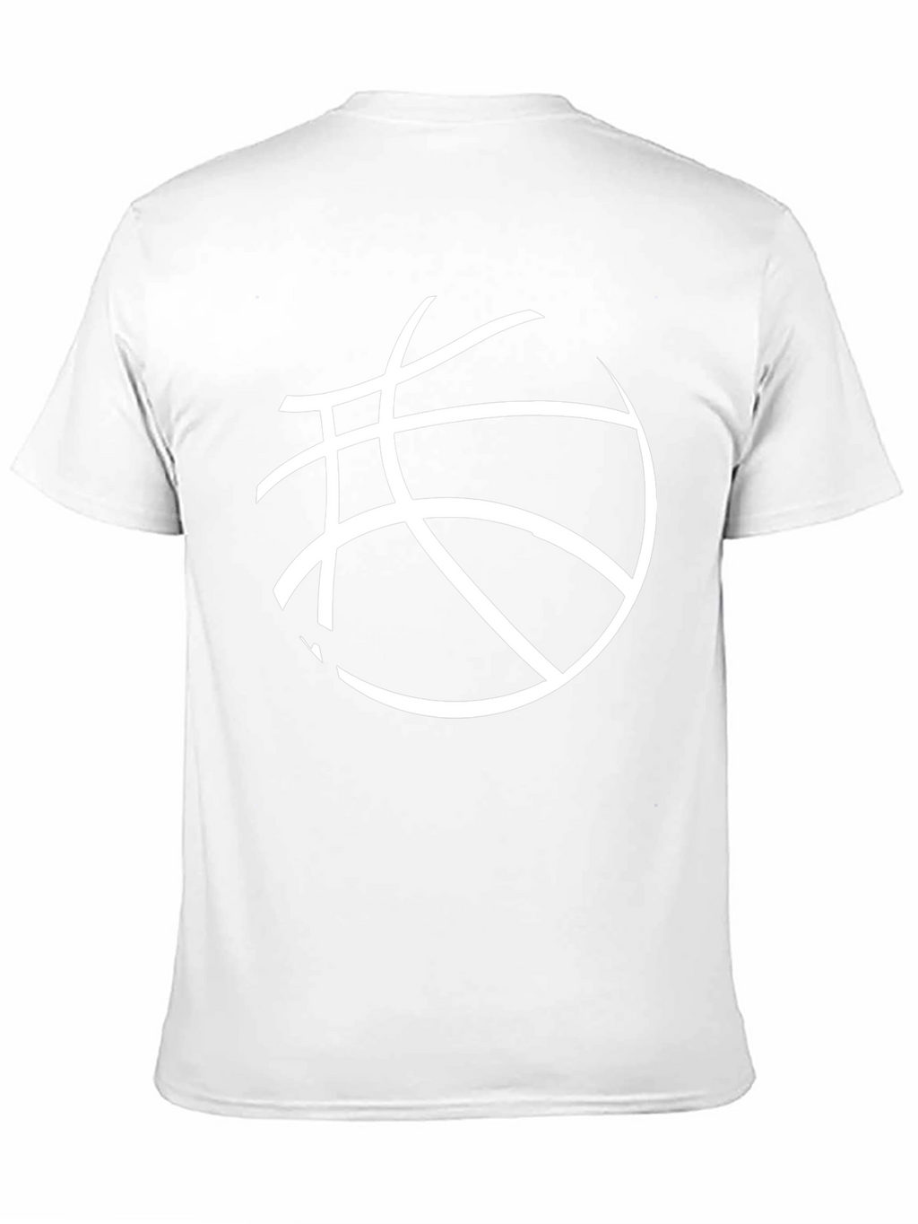 Basketball Graphic Tee - Black Cotton Blend