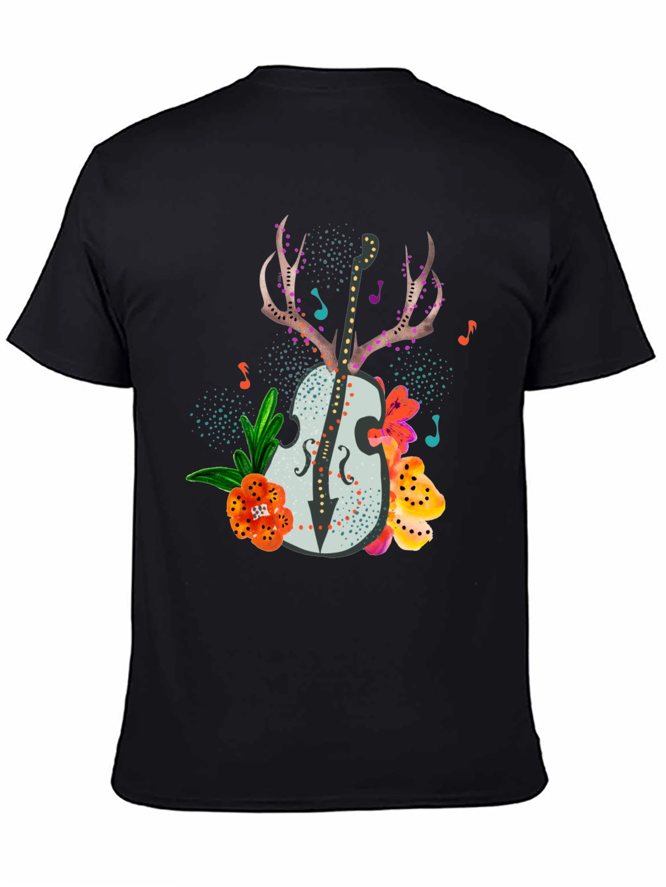 Floral Guitar Graphic Tee