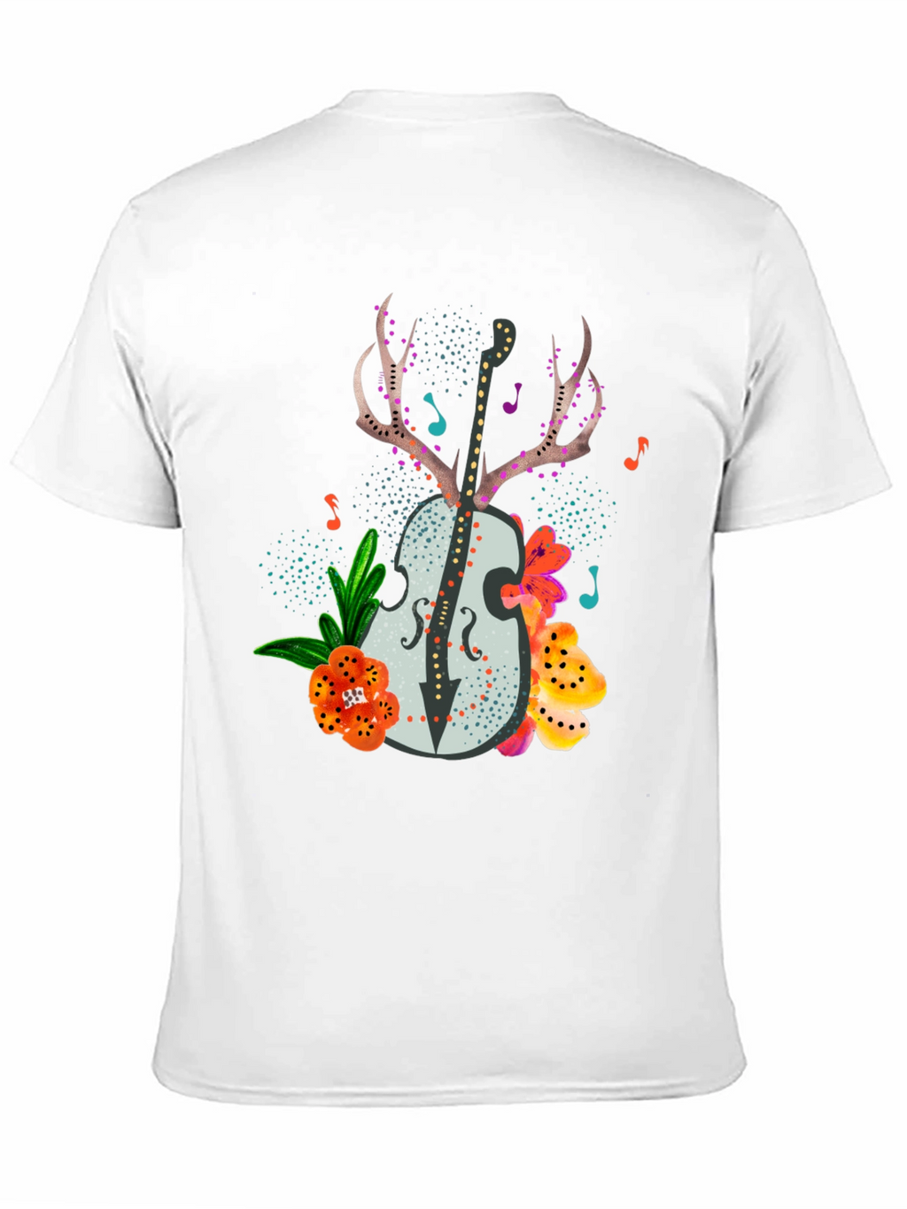 Floral Guitar Graphic Tee