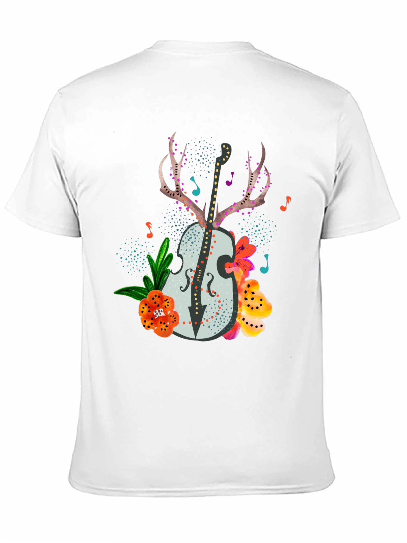 Floral Guitar Graphic Tee