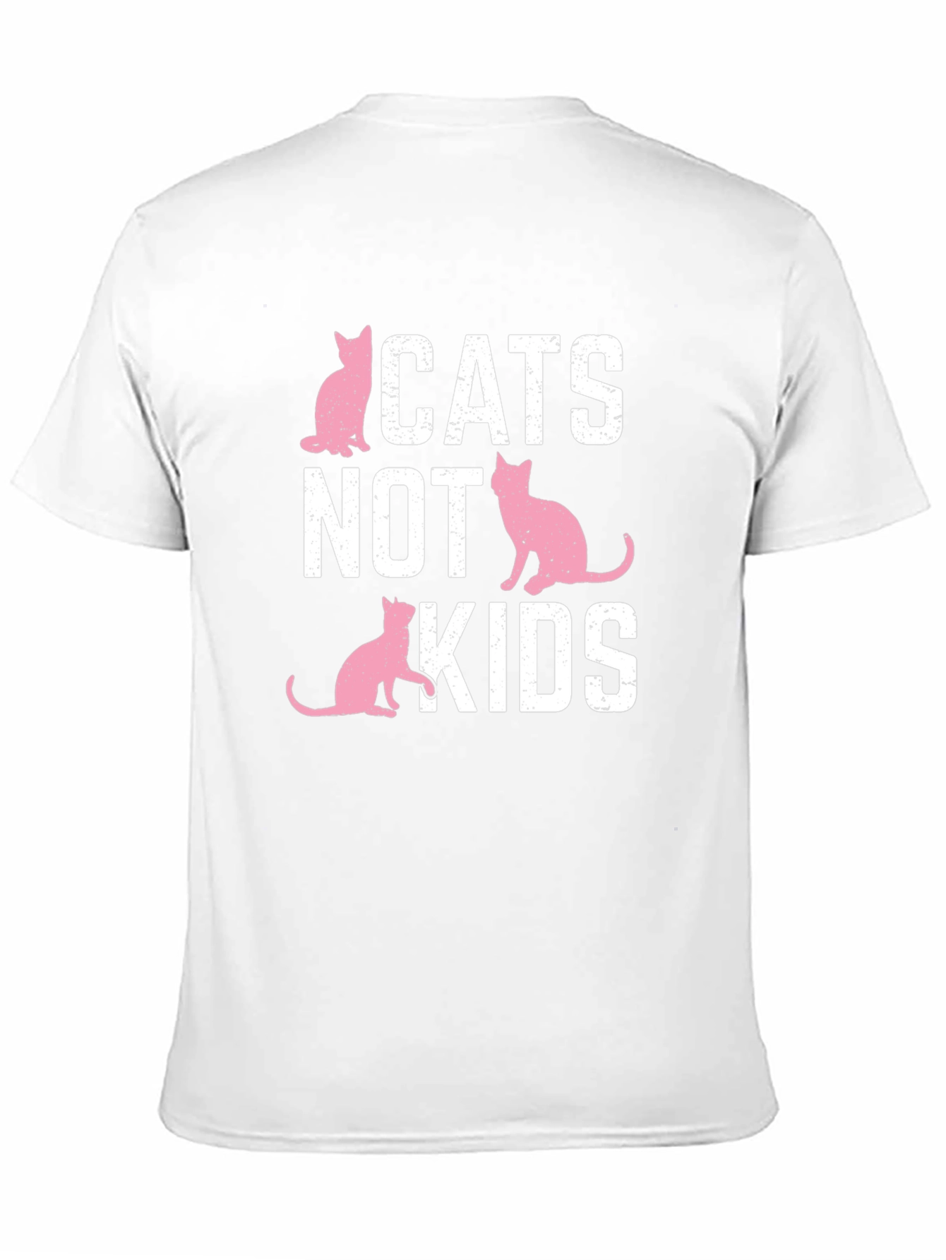 Cats Not Kids T-Shirt - Funny Cat Lover Tee