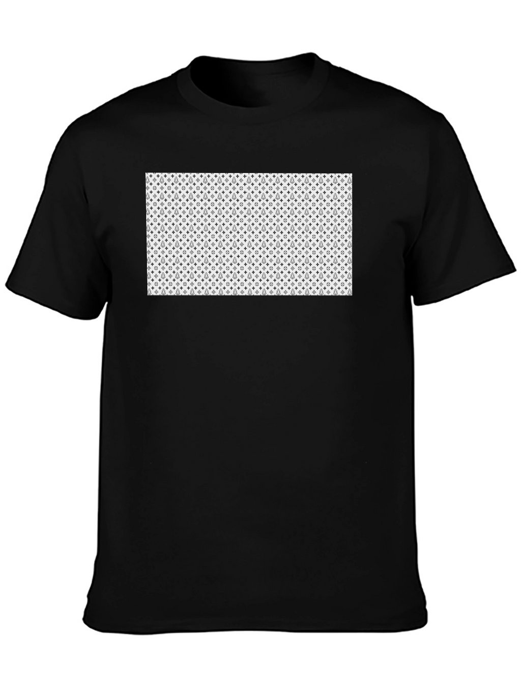 Patterned Graphic Tee - Modern Casual Style
