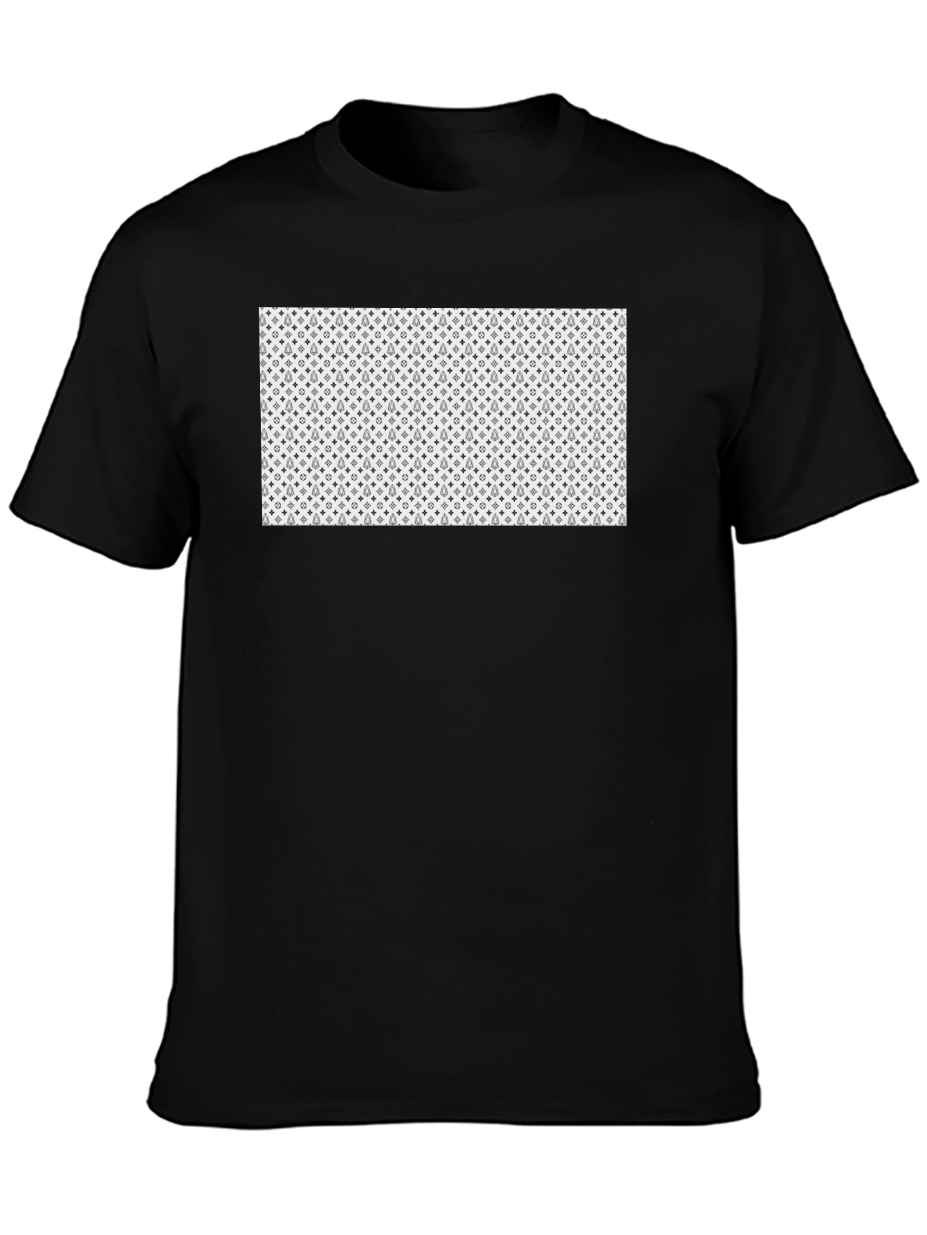 Patterned Graphic Tee - Modern Casual Style