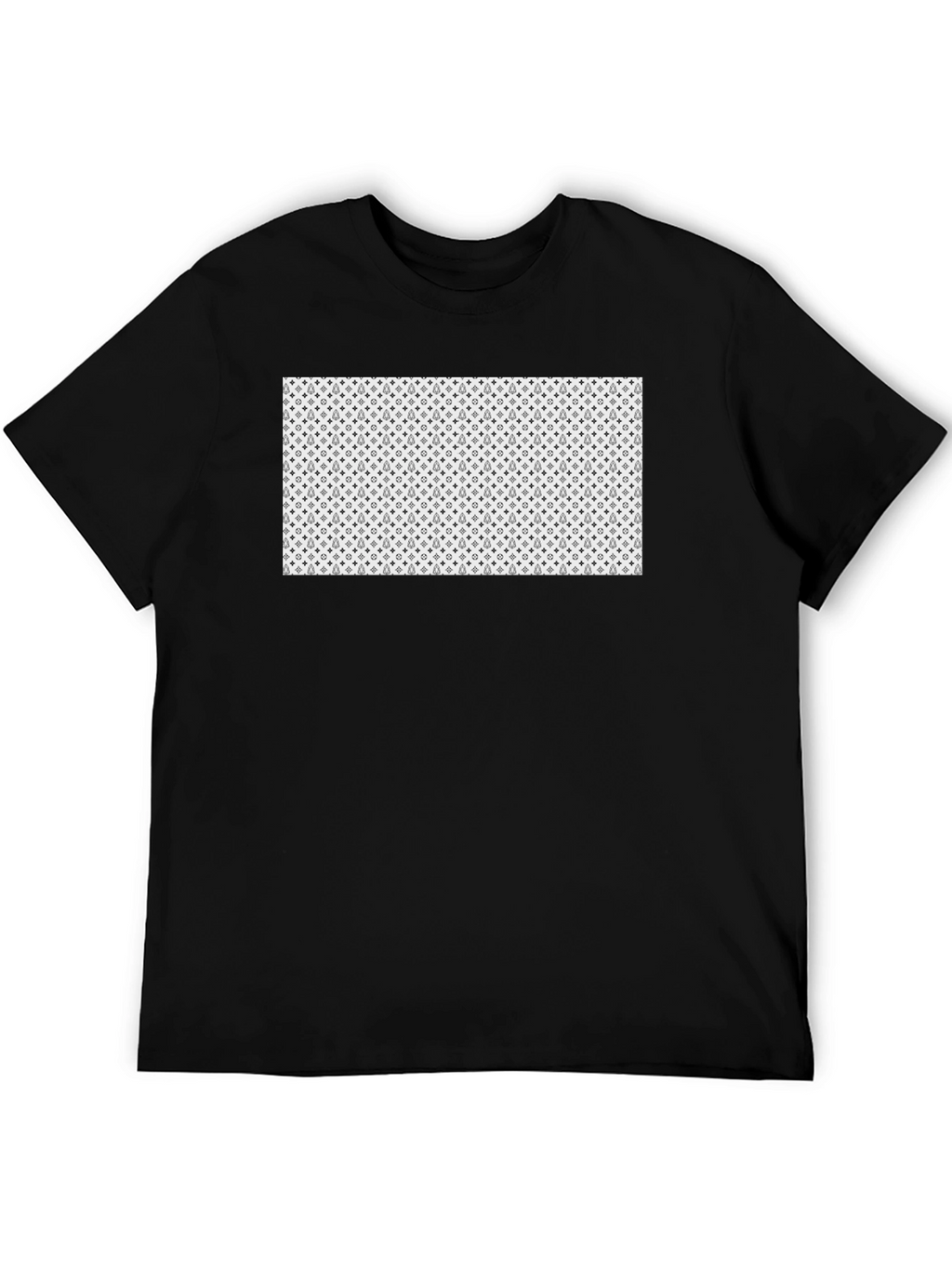 Patterned Graphic Tee - Modern Casual Style